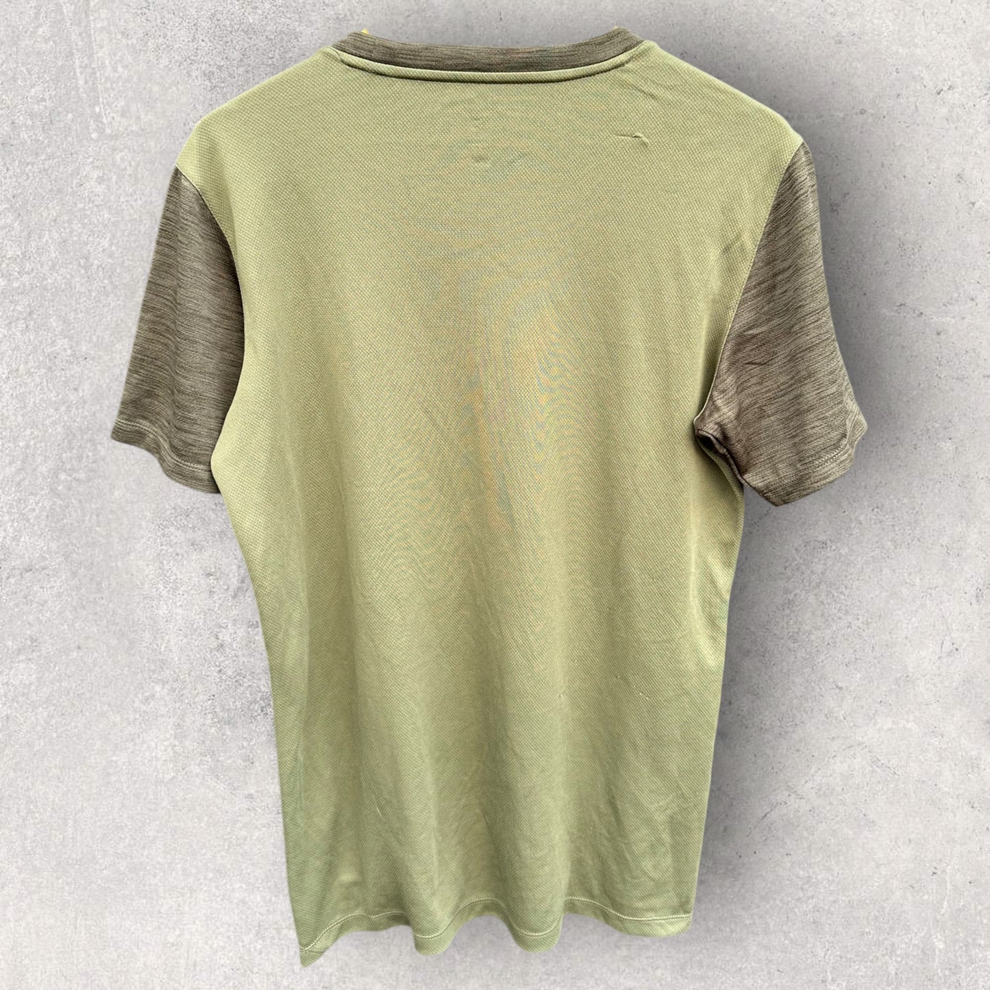 AUSTRALIAN wallabies asics olive green Cadbury rugby union training shirt