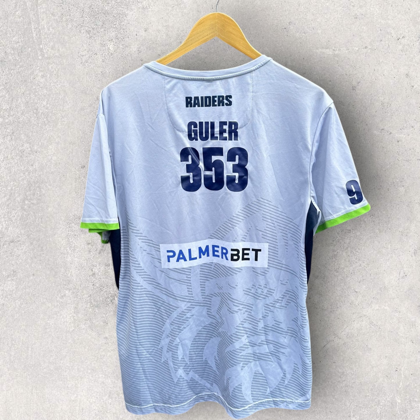 EMRE GULER CANBERRA RAIDERS CAPTAINS RUN TRAINING SHIRT
