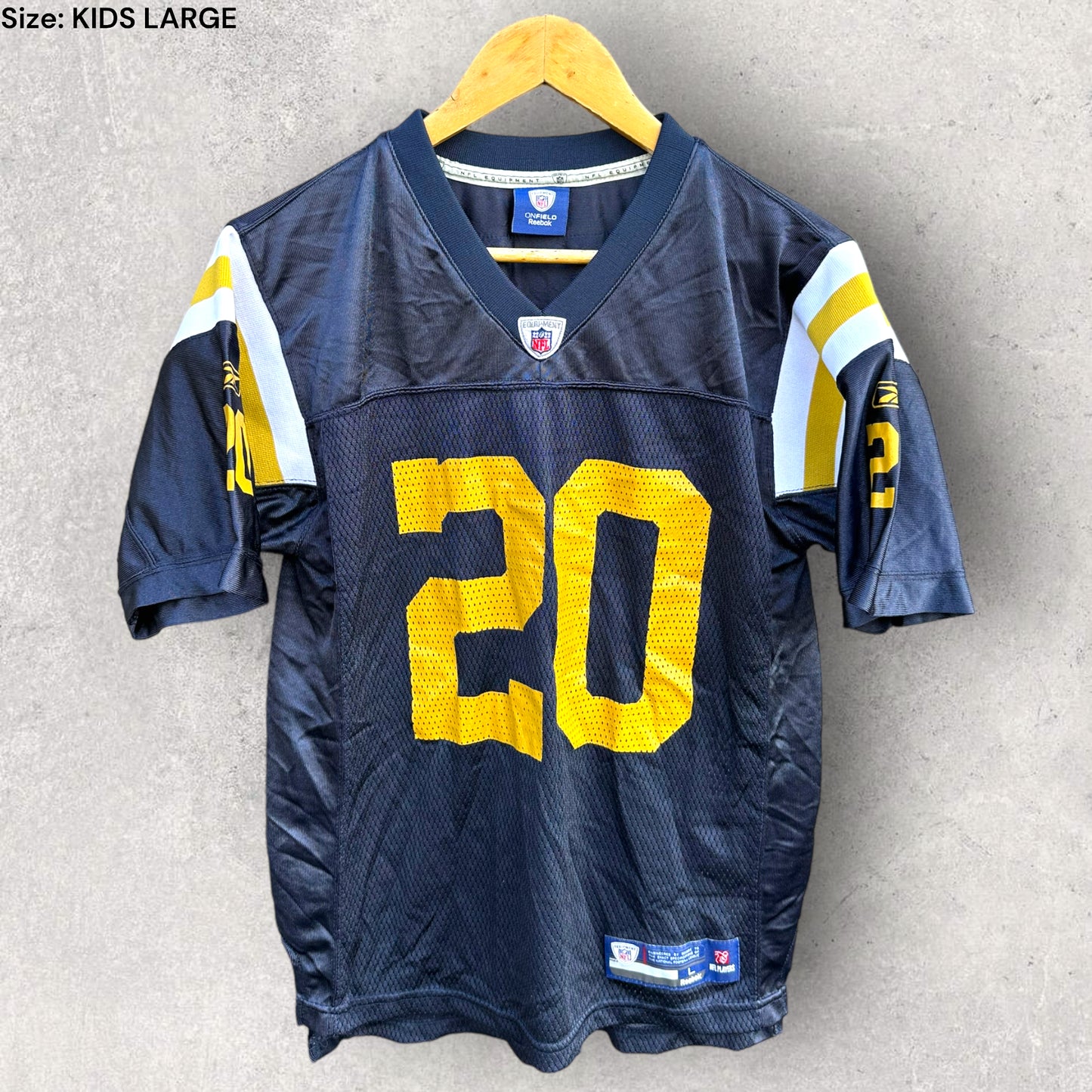 THOMAS JONES NEW YORK JETS REEBOK JERSEY KIDS