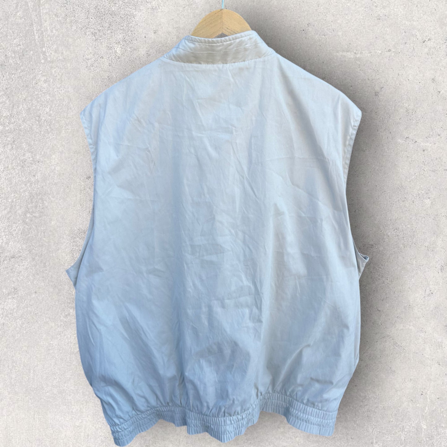 PGA TOUR COLLECTION HALF ZIP BEIGE GOLF VEST