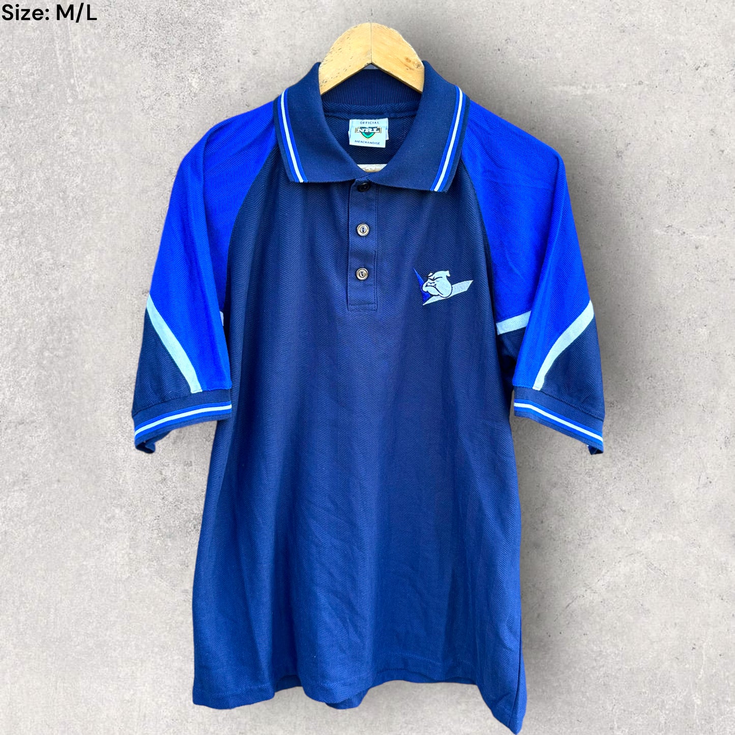 CANTERBURY BULLDOGS VINTAGE VIVID POLO SHIRT