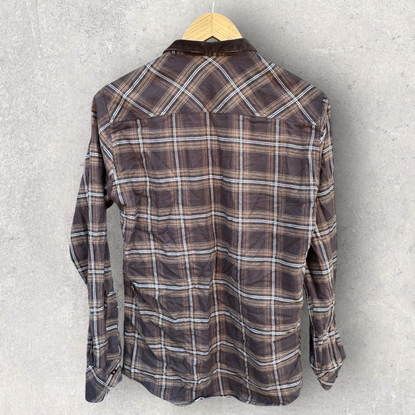 TIMBERLAND VINTAGE BROWN LONG SLEEVE SHIRT