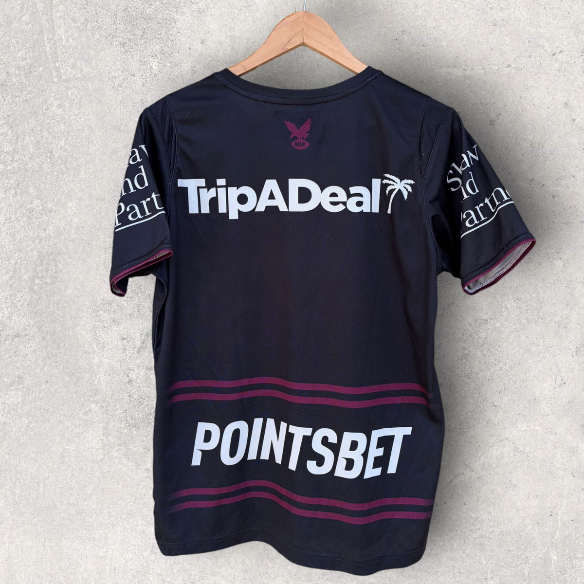 Manly Warringah Sea Eagles Dynasty Black NRL Training Shirt