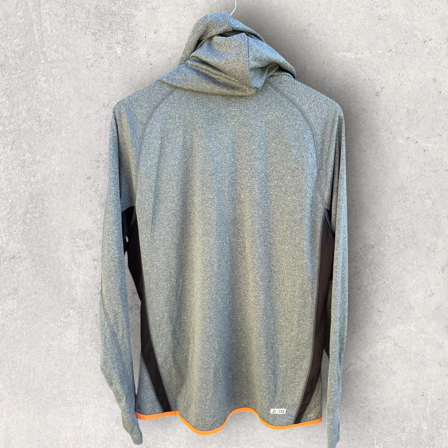 Wests Tigers ISC Grey Chest Zip Long Sleeve Hooded Training Jacket