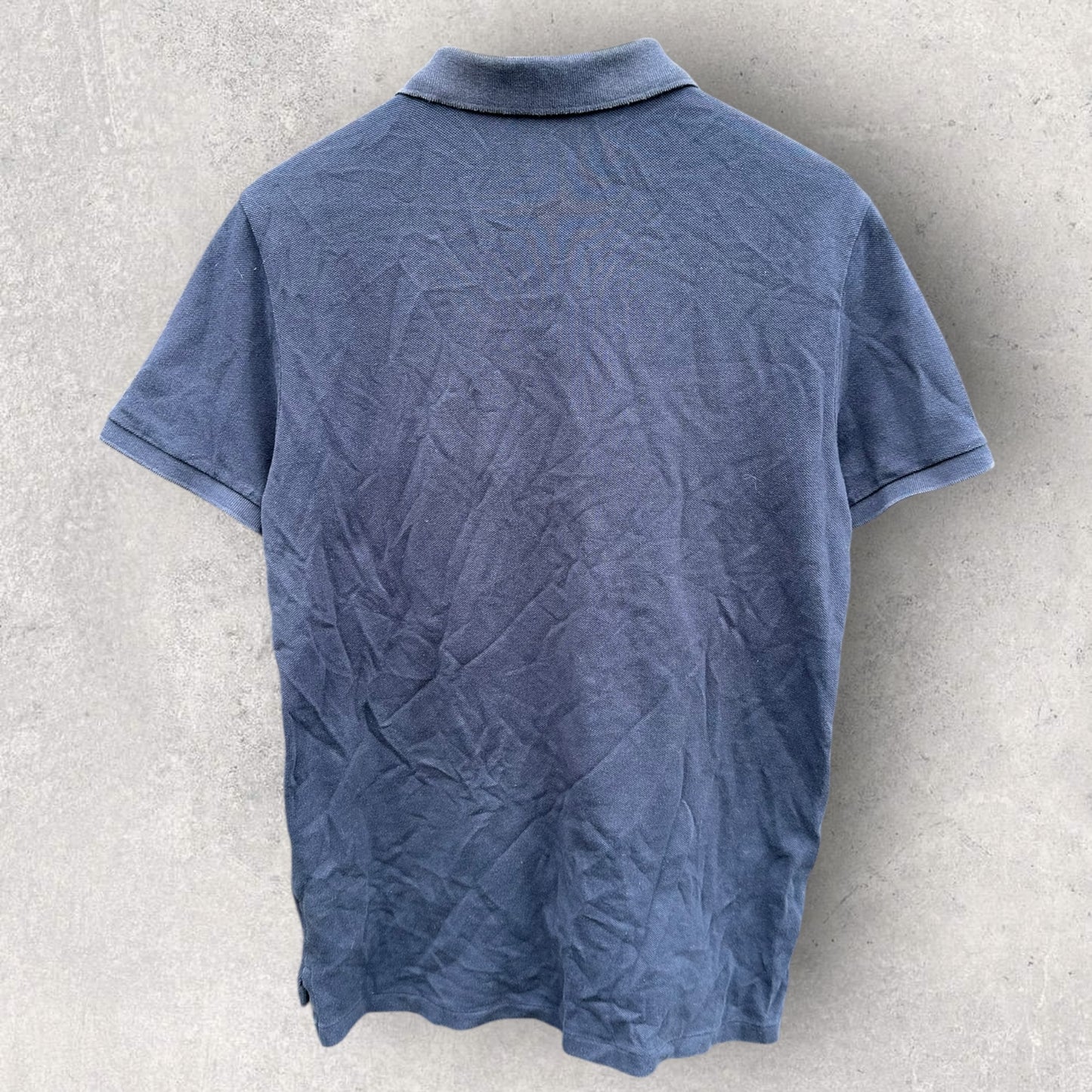 RALPH LAUREN NAVY BLUE SHORT SLEEVE POLO SHIRT