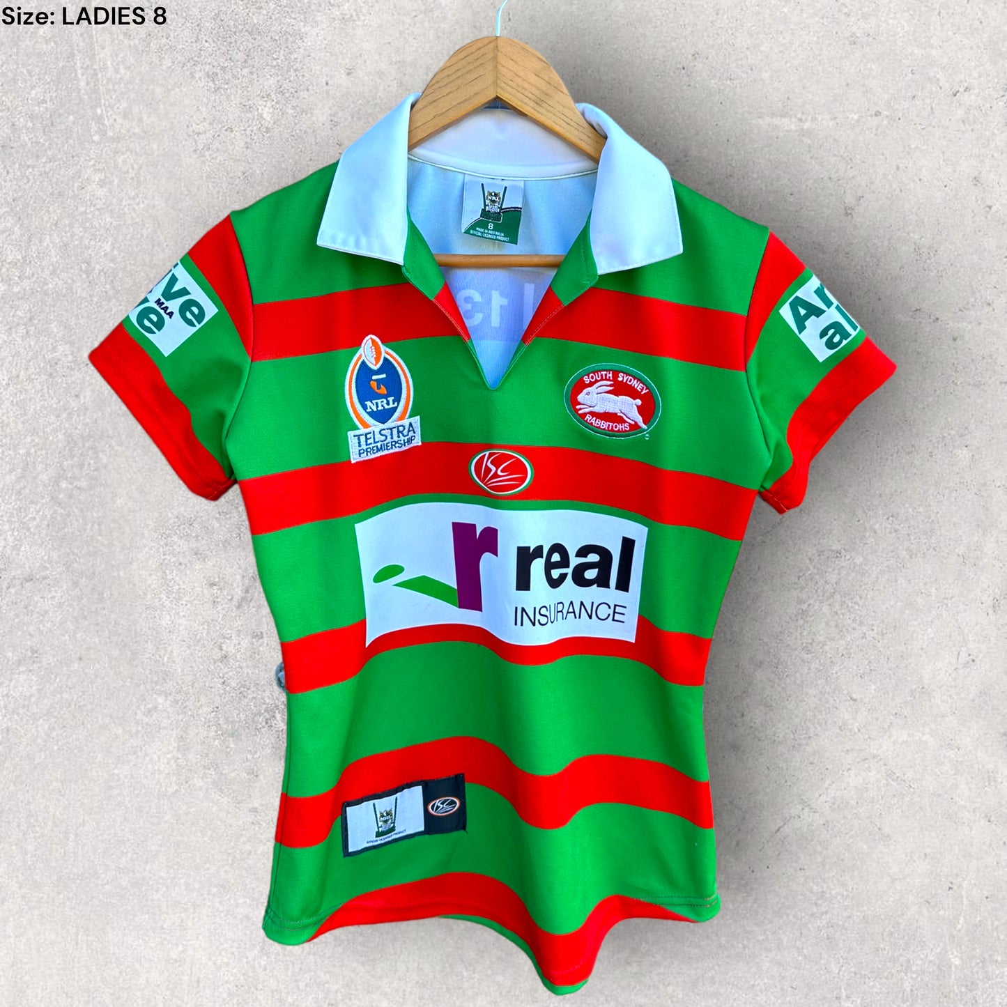 SOUTH SYDNEY RABBITOHS 2006 LADIES HOME JERSEY