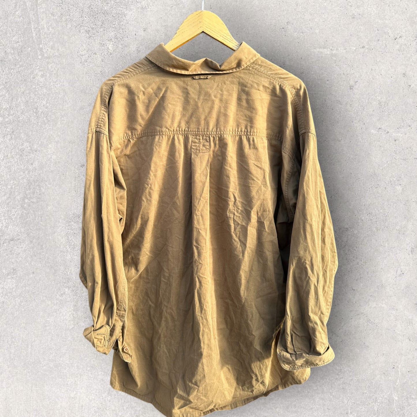 LAND ROVER VINTAGE LONG SLEEVE BROWN SHIRT
