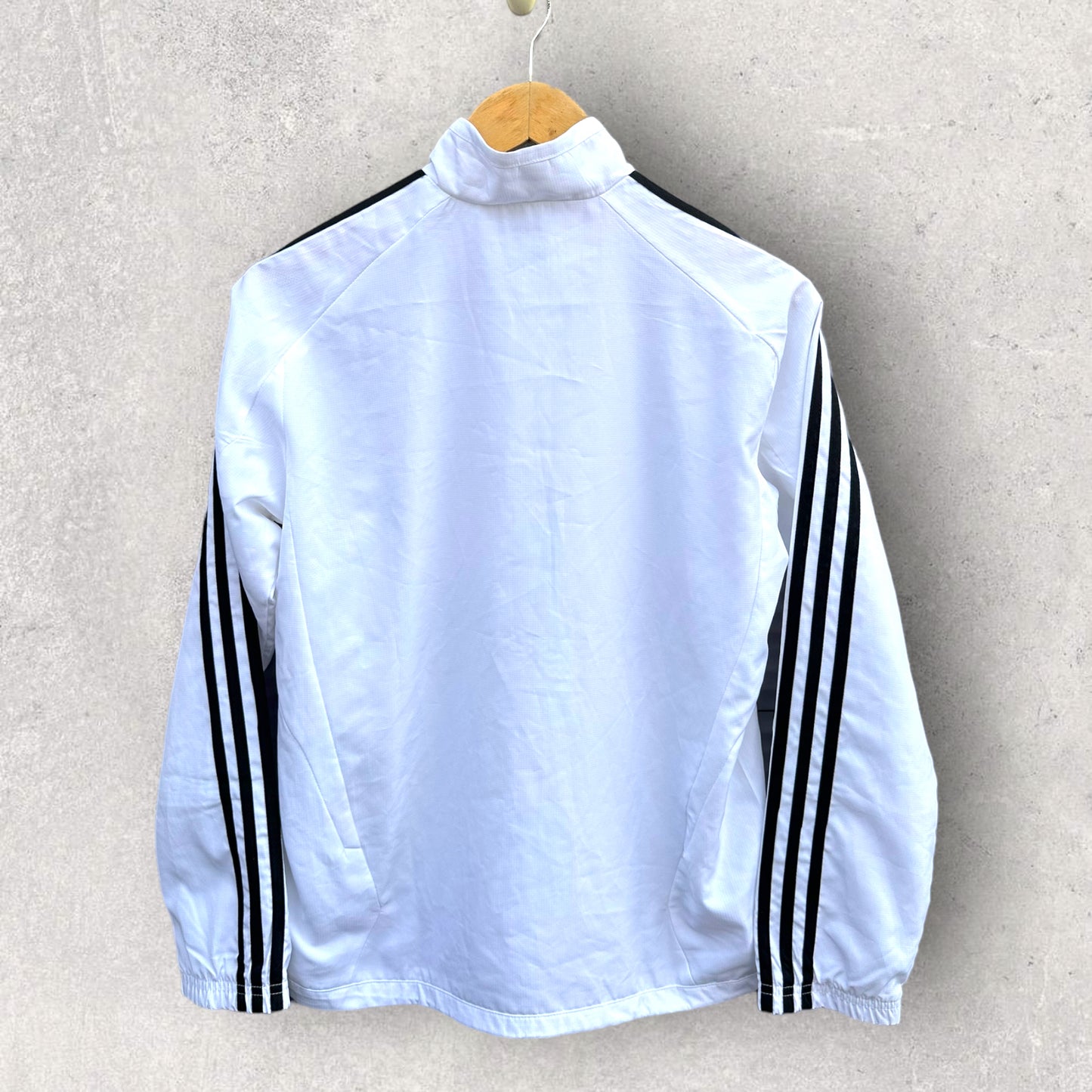 CHELSEA FC 2011 WHITE ADIDAS WINDBREAKER JACKET