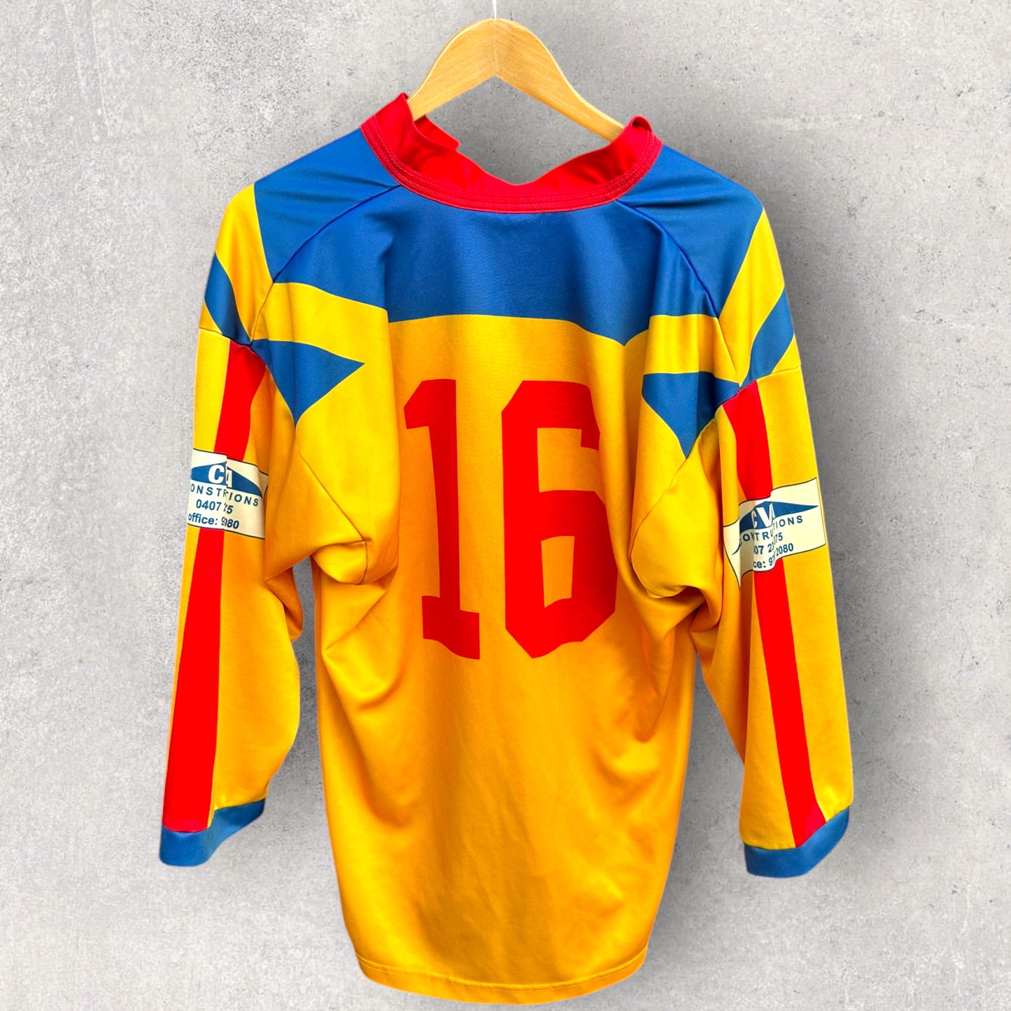 ST JOHNS EAGLES 2005 VINTAGE LONG SLEEVE RUGBY LEAGUE JERSEY