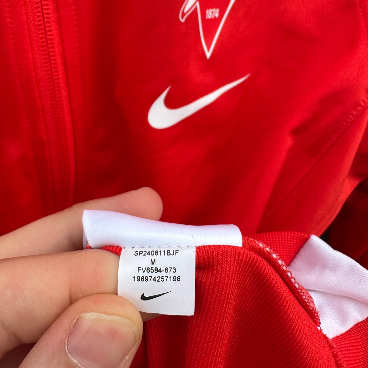 SYDNEY SWANS NIKE RED FULL ZIP LADIES AFL JACKET