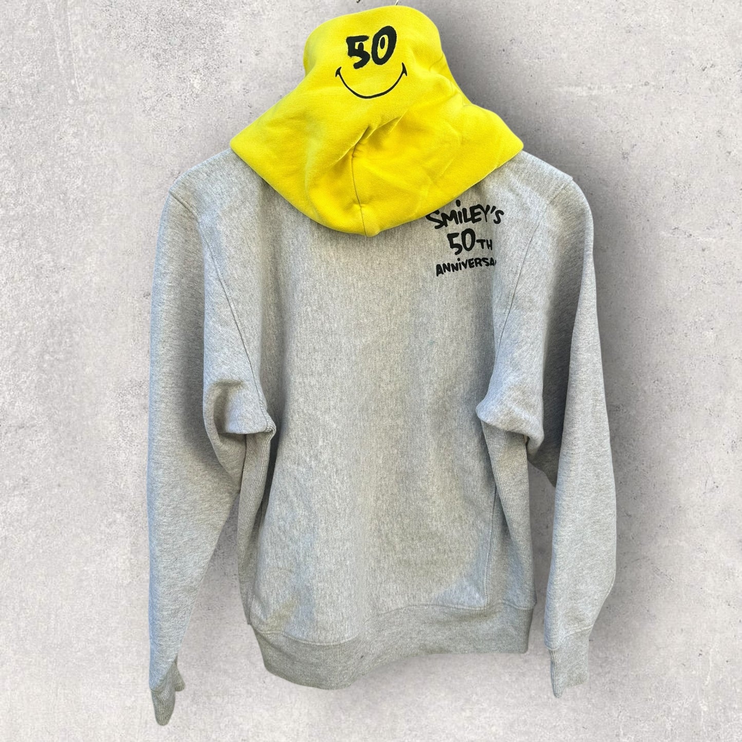 SMILEY X CHAMPION LIMITED EDITION 50TH ANNIVERSARY HOODED JUMPER