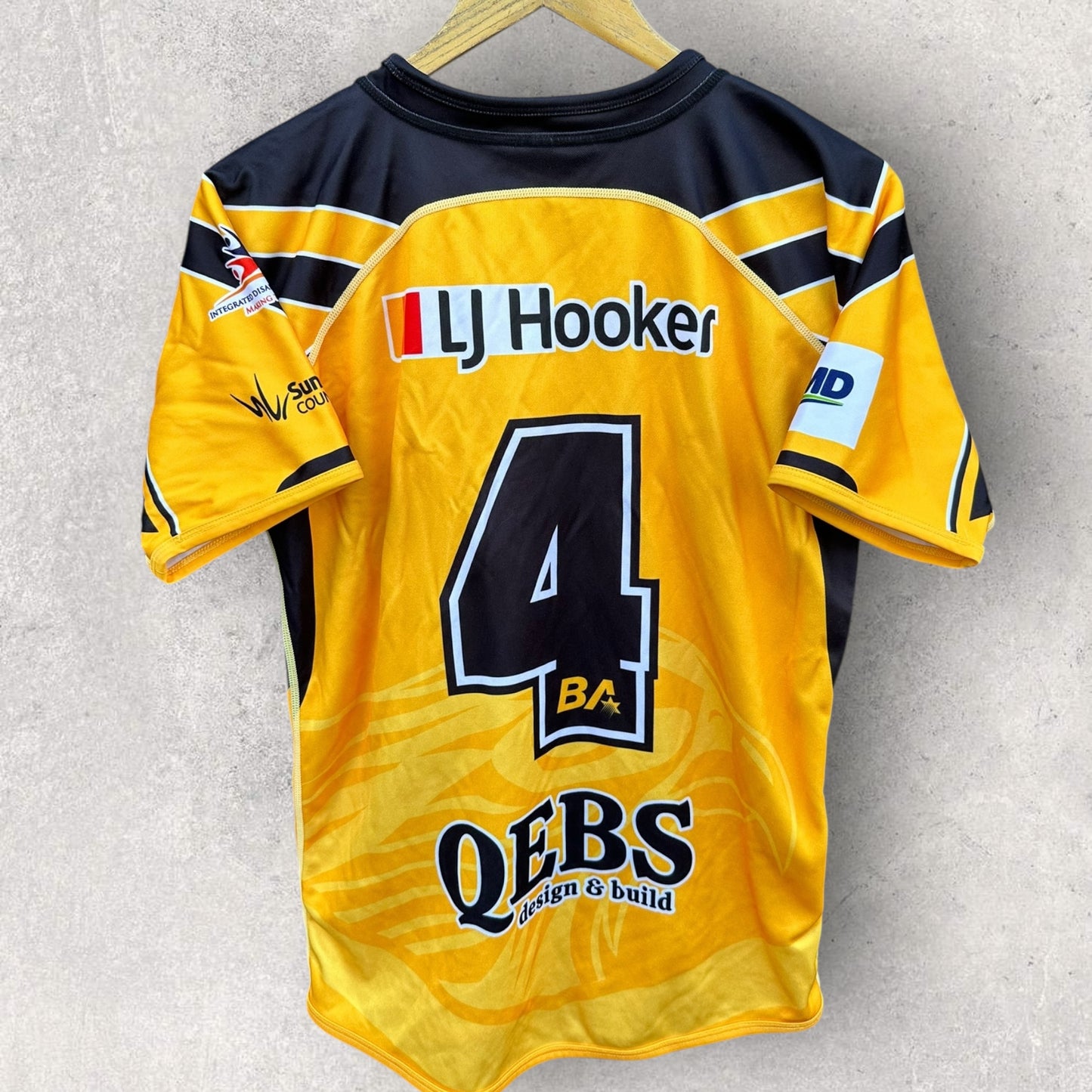 SUNSHINE COAST FALCONS 2025 BMD PREMIERSHIP LADIES MATCH WORN JERSEY
