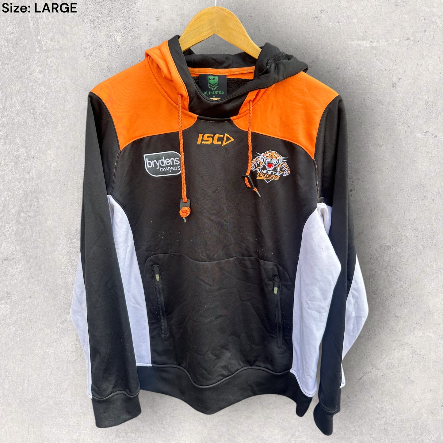 WESTS TIGERS ISC HOODED JUMPER