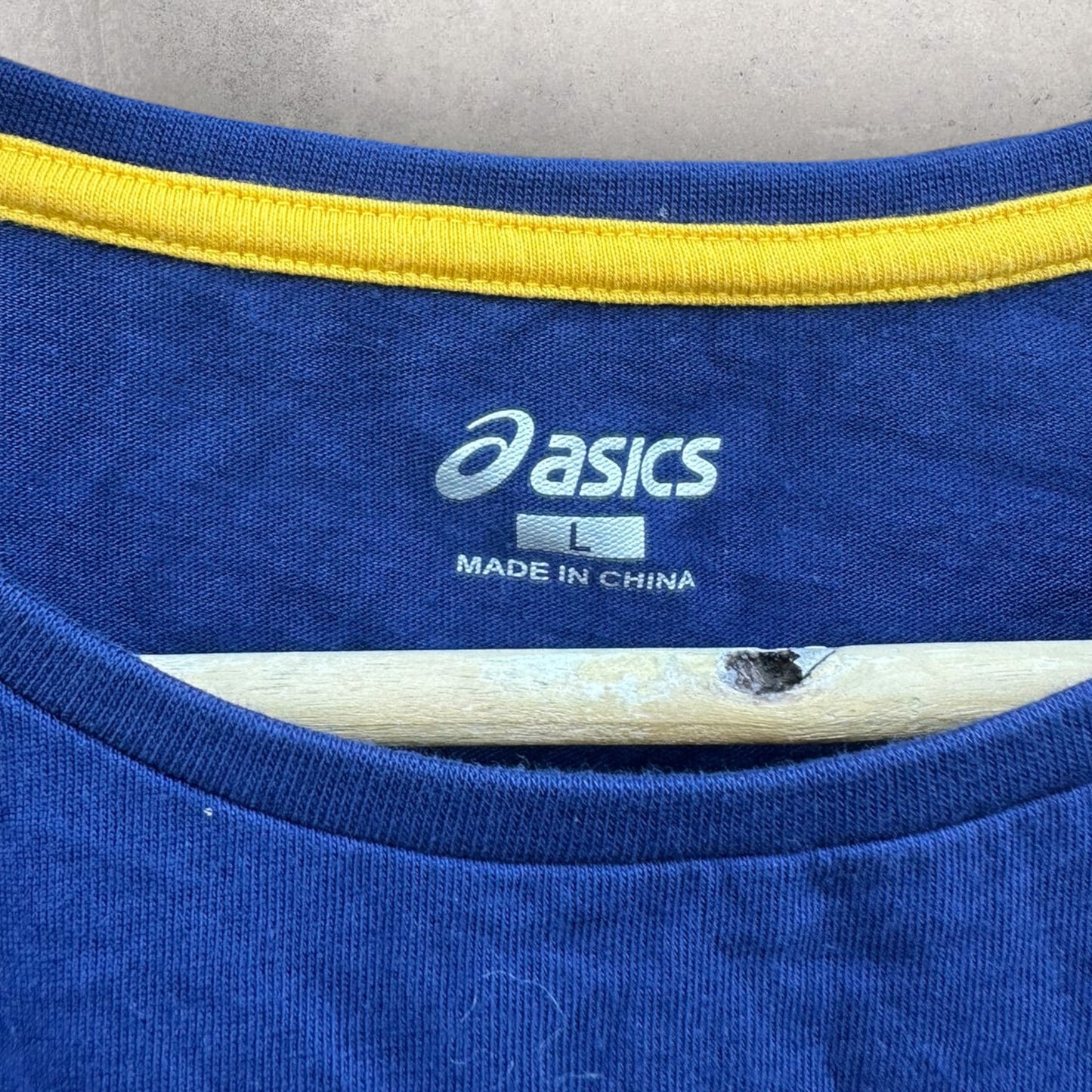 AUSTRALIAN WALLABIES ASICS BLUE RUGBY SHIRT