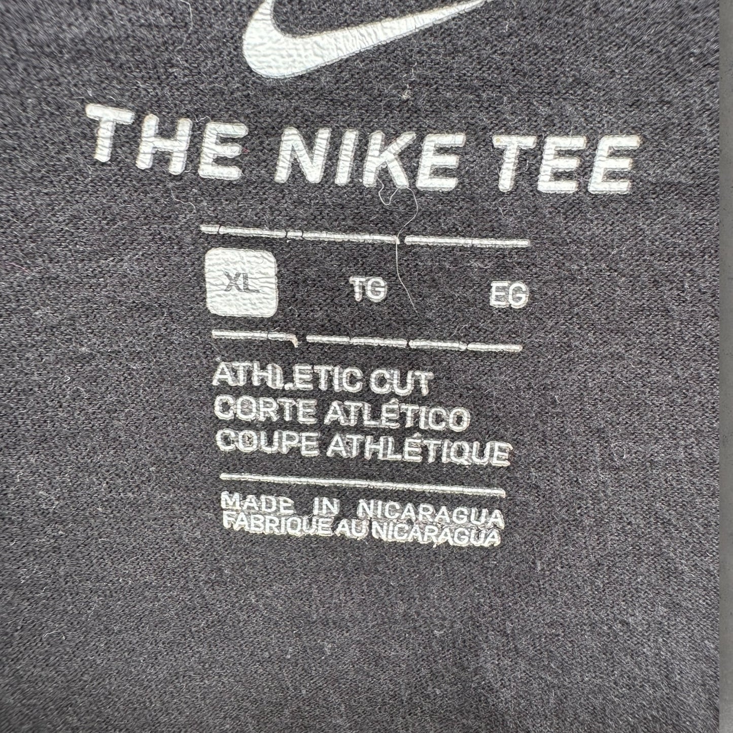 LEBRON KING JAMES LA LAKERS BLACK NIKE SHIRT