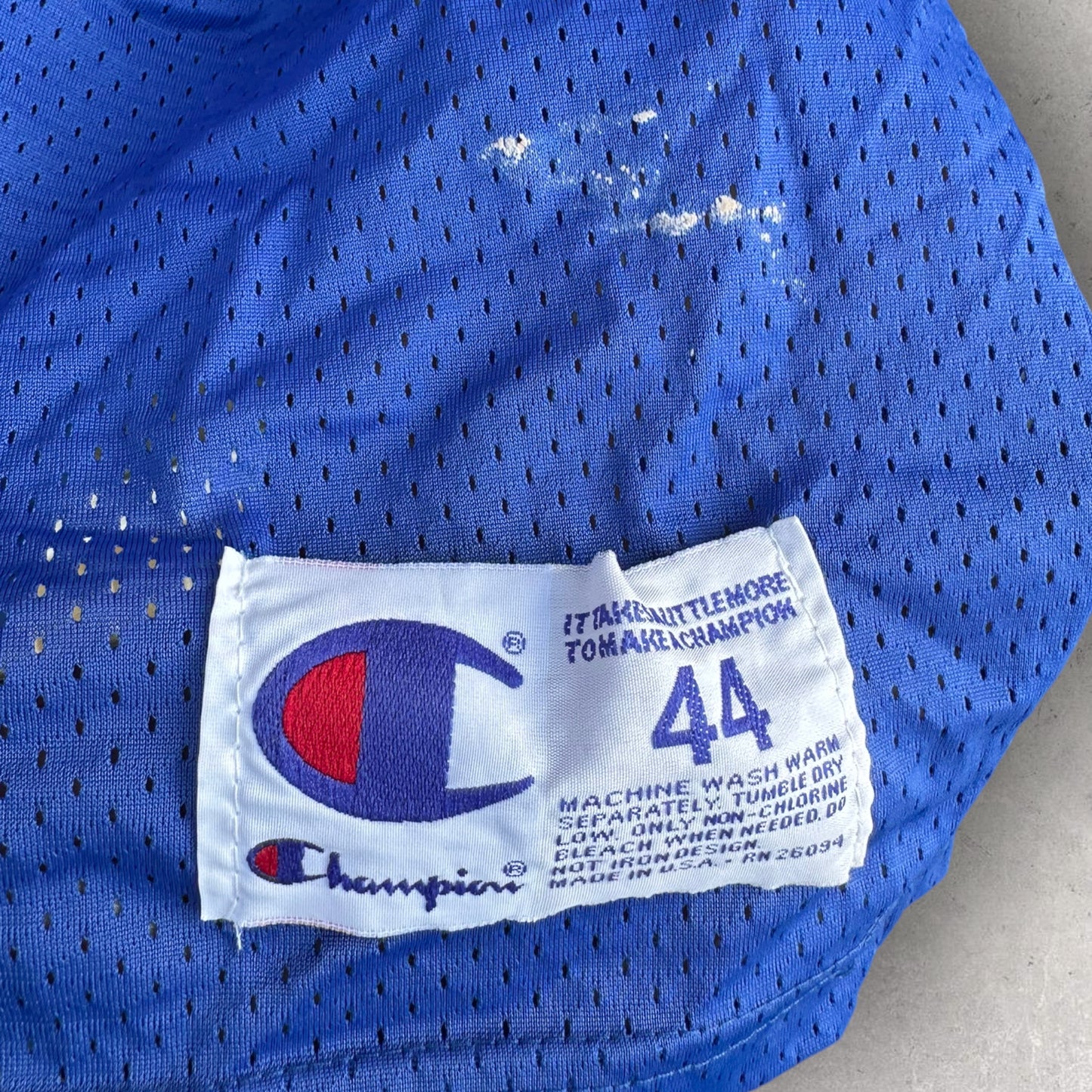 DREW BLEDSOE NEW ENGLAND PATRIOTS VINTAGE CHAMPION NFL JERSEY