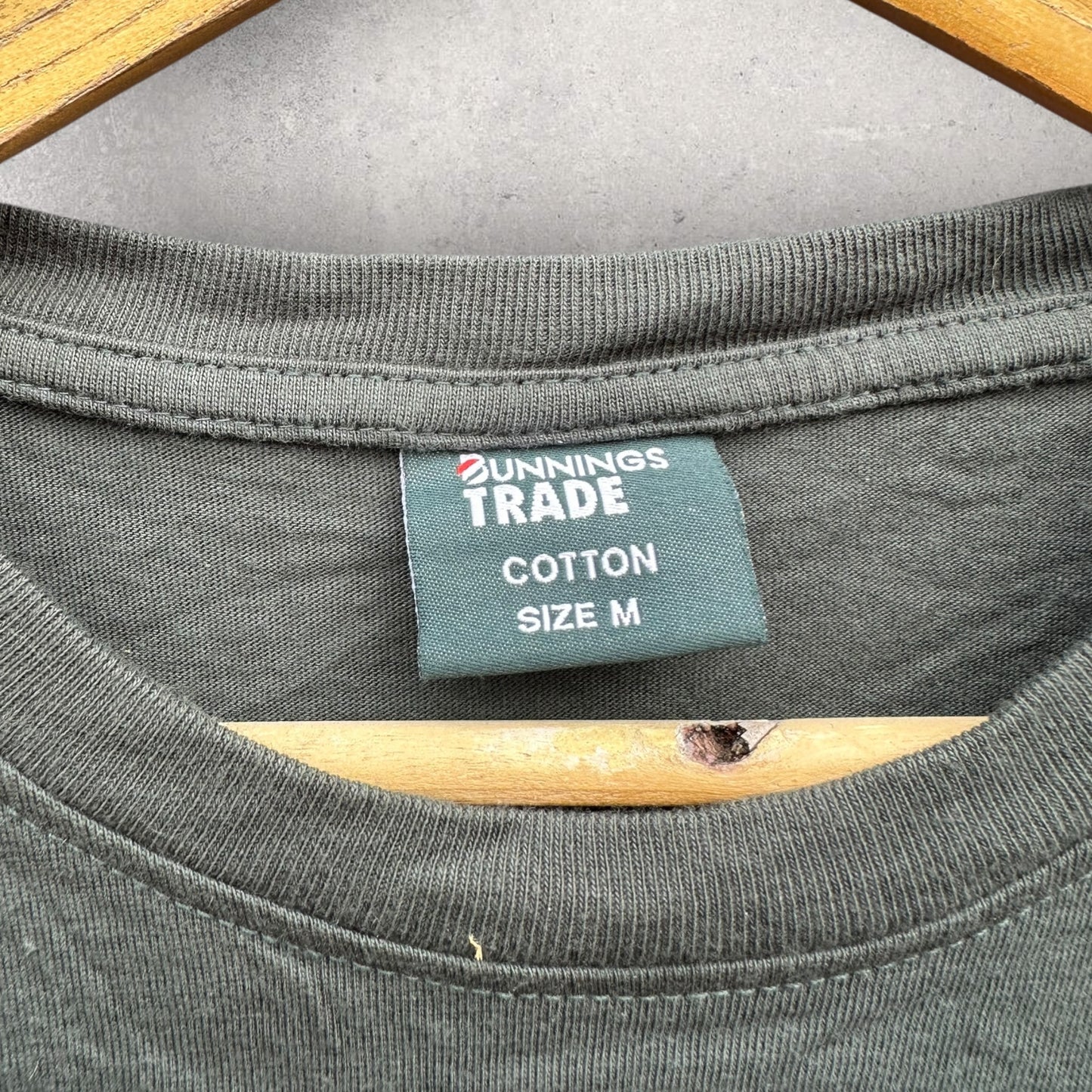 BUNNINGS TRADE GREEN SHORT SLEEVED SHIRT