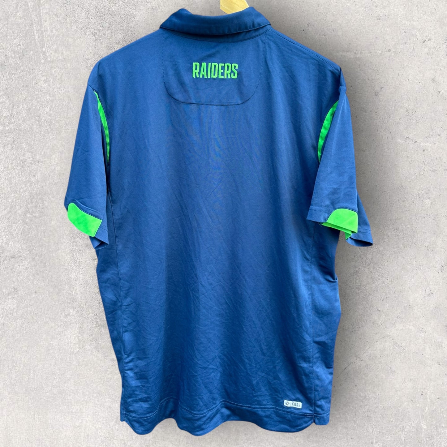 PASAMI SAULO CANBERRA RAIDERS 2024 PLAYER ISSUED MEDIA POLO