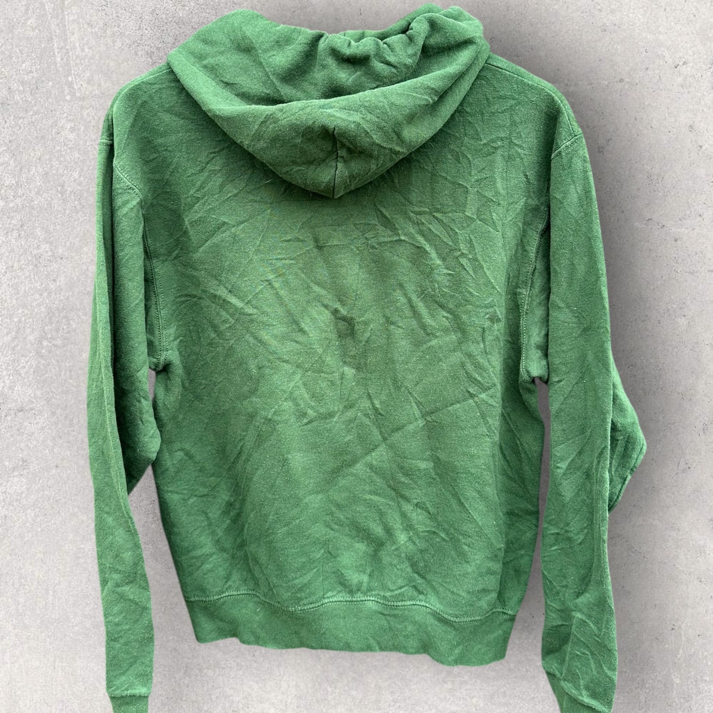 MIAMI HURRICANES RUSSELL ATHLETIC GREEN NCAA HOODED JUMPER