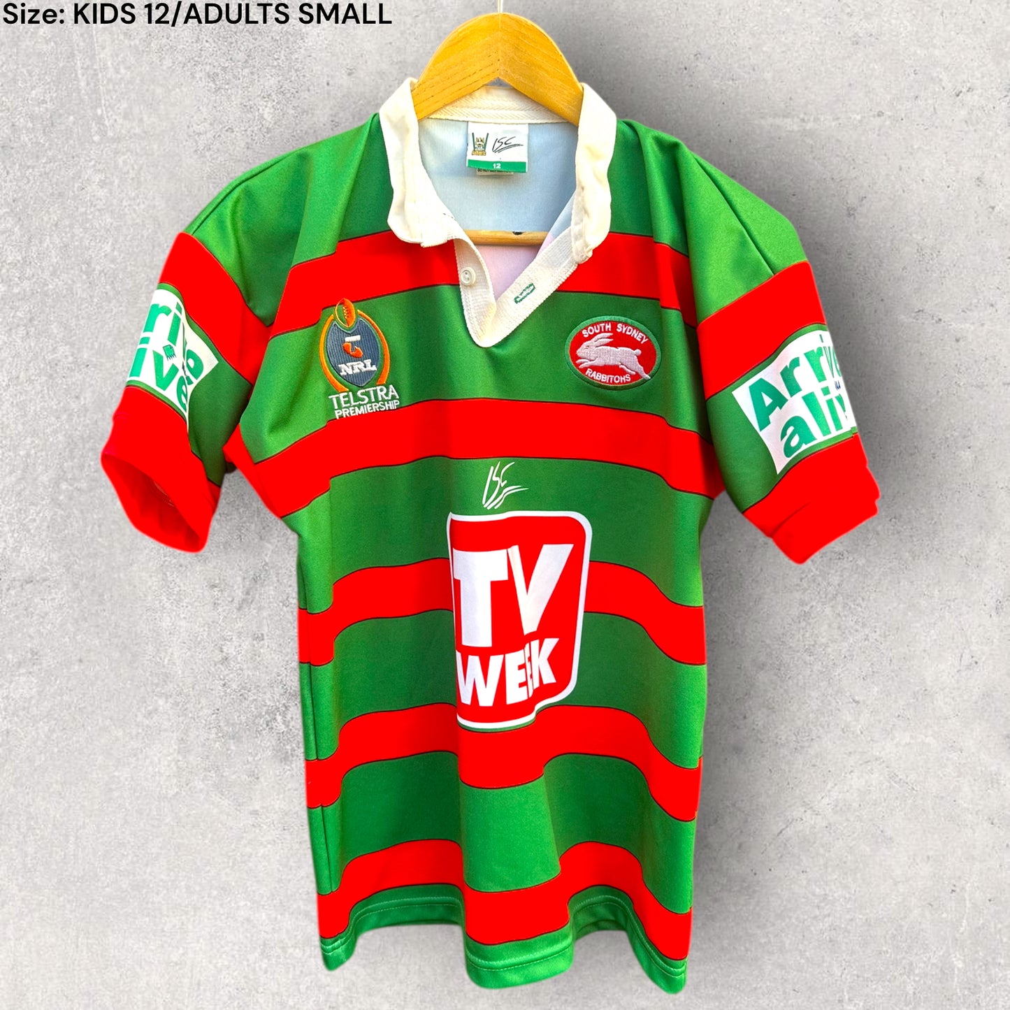 SOUTH SYDNEY RABBITOHS 2002 ISC HOME JERSEY