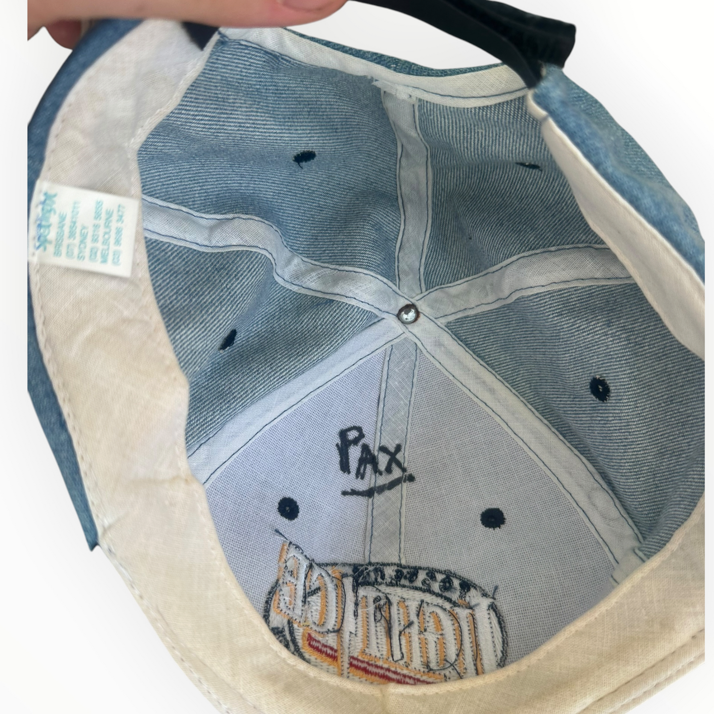 Fosters Light Ice Beer Vintage Two Tone Hat