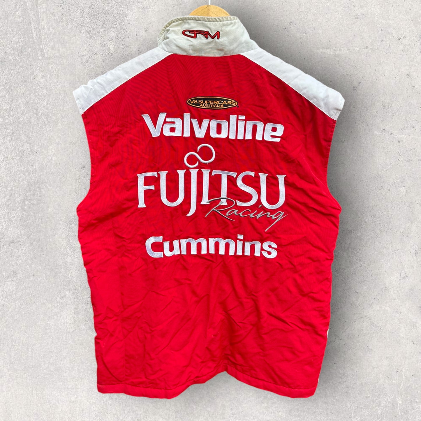 Valvoline Fujitsu V8 Supercars GRM Motorsport sleeveless vest jacket