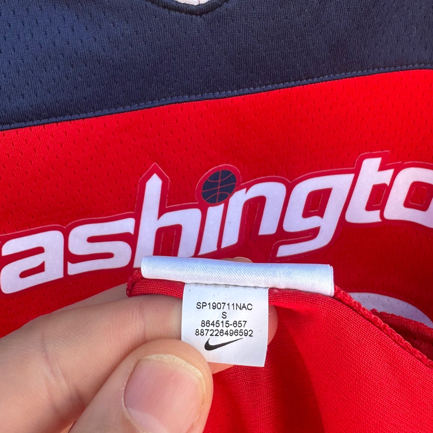 JOHN WALL WASHINGTON WIZARDS NIKE NBA SWINGMAN JERSEY