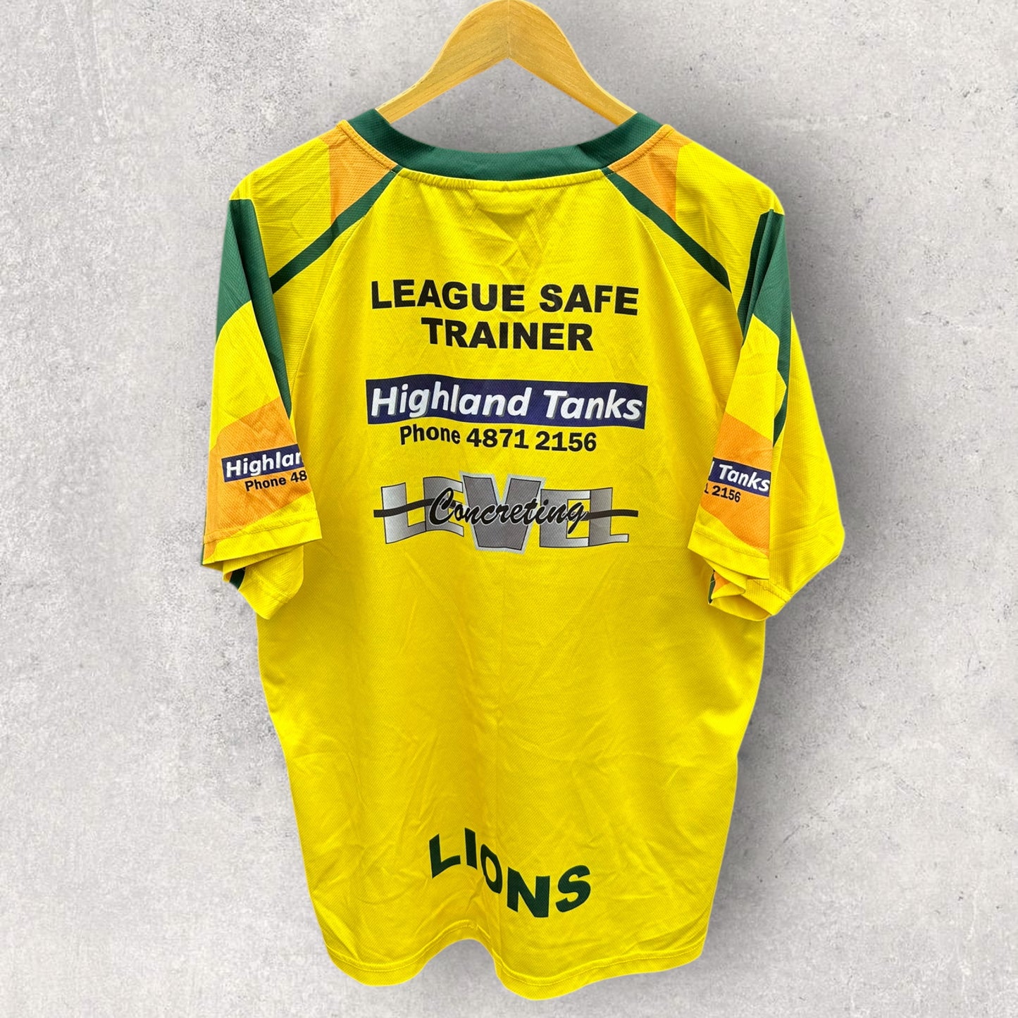 MITTAGONG LIONS GROUP 6 RUGBY LEAGUE TRAINING SHIRT
