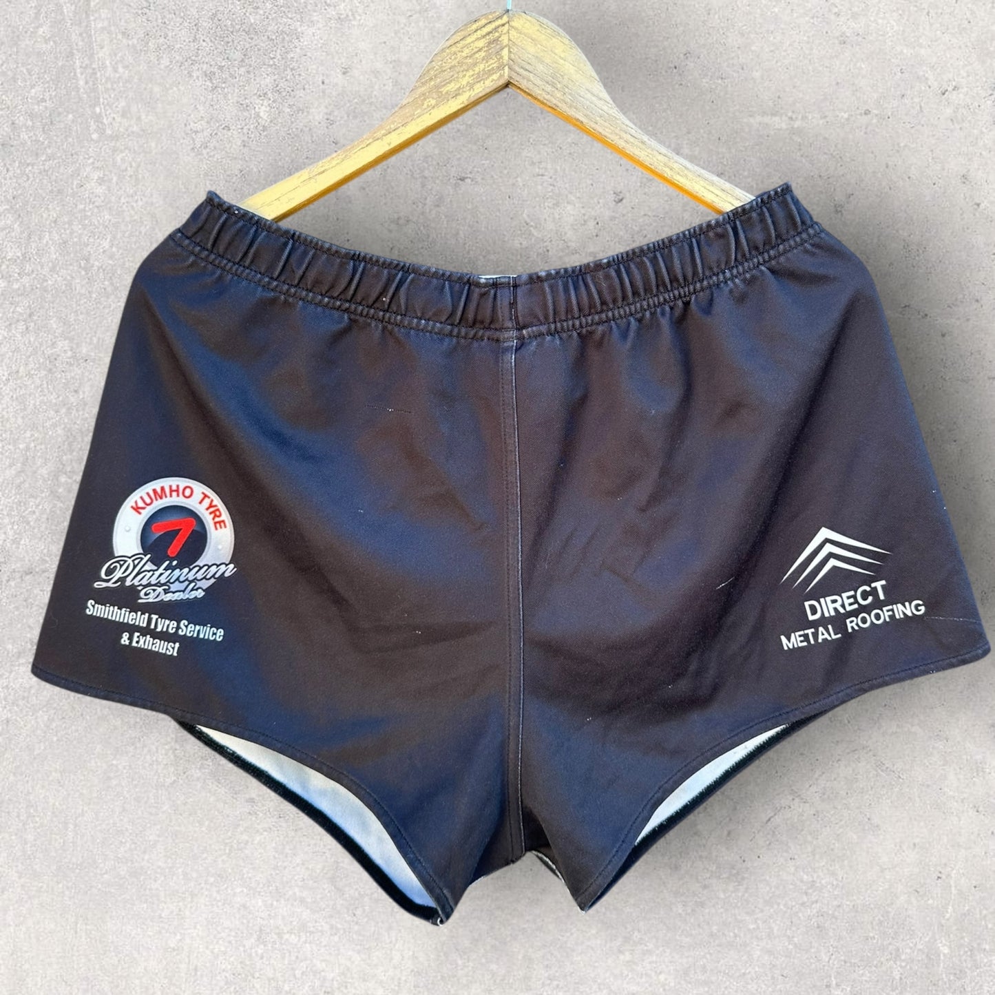 Mounties Rugby League Canterbury Black Match Worn Shorts