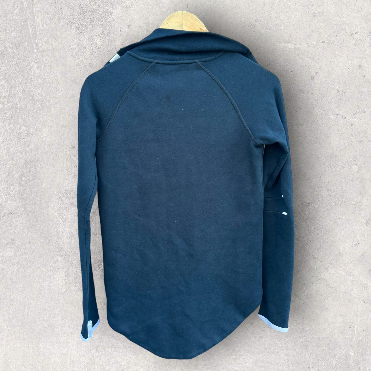 NIKE TECH FLEECE WOMENS MOTO BLACK JACKET