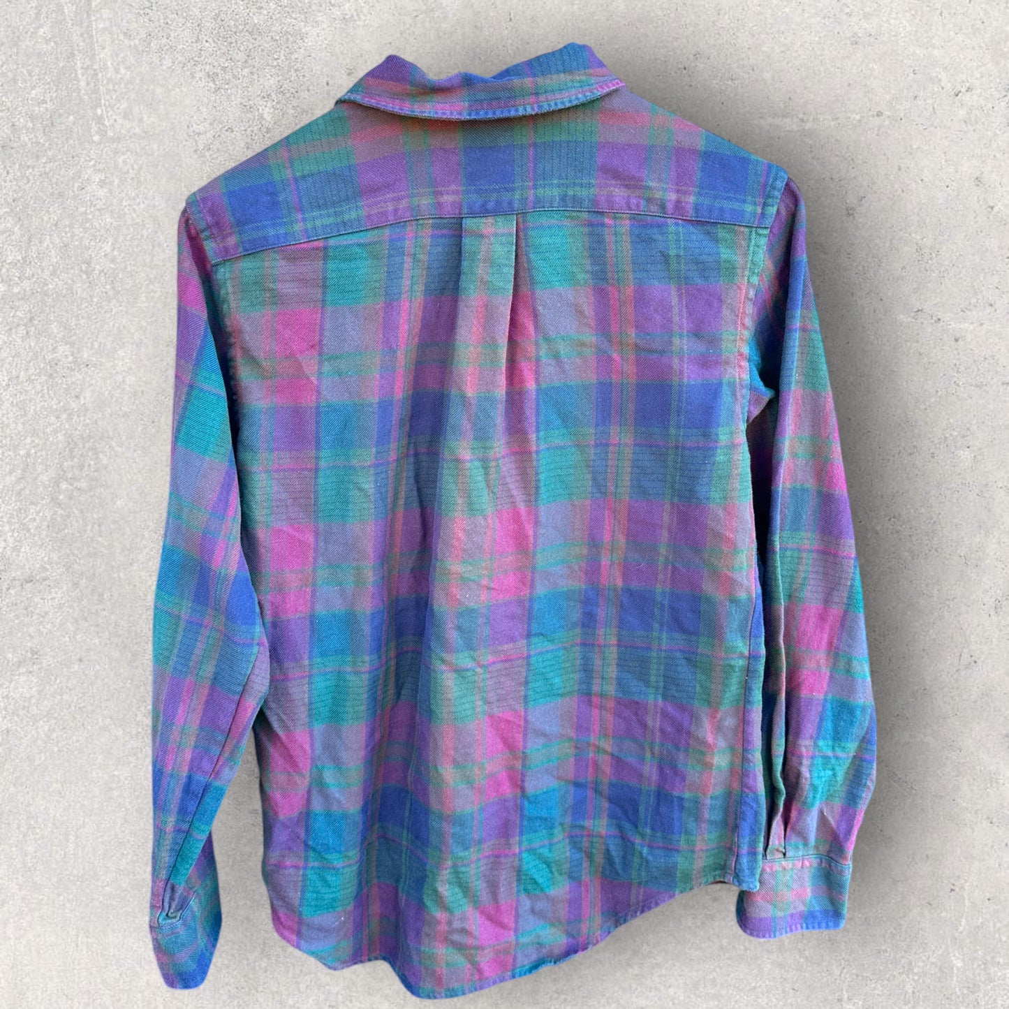 RALPH LAUREN POLO TARTAN PRINT LONG SLEEVE BUTTON UP SHIRT