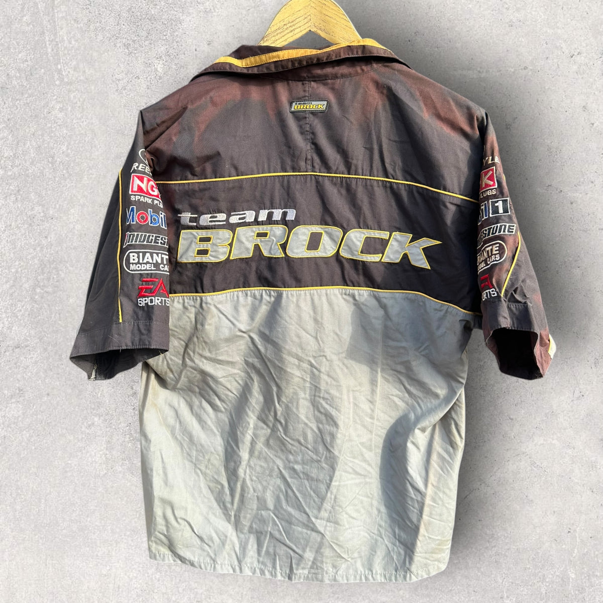 Peter Brock Team Brock Button Up Mechanic Shirt