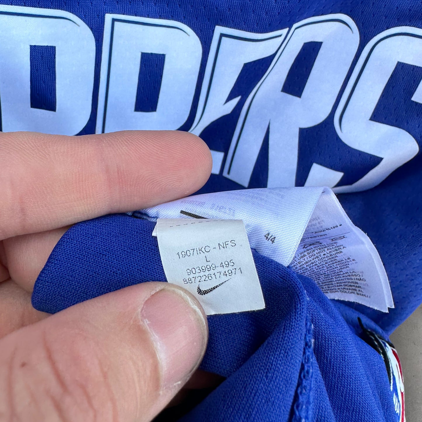 KAWHI LEONARD LA CLIPPERS NIKE BLUE JERSEY