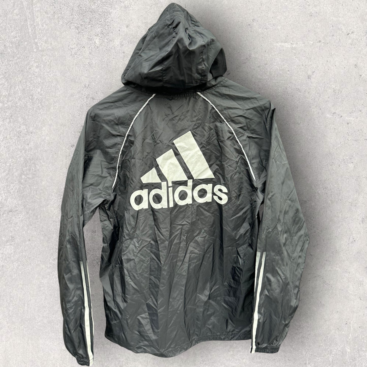 NEW ZEALAND ALL BLACKS ADIDAS WINDBREAKER HALF ZIP JACKET