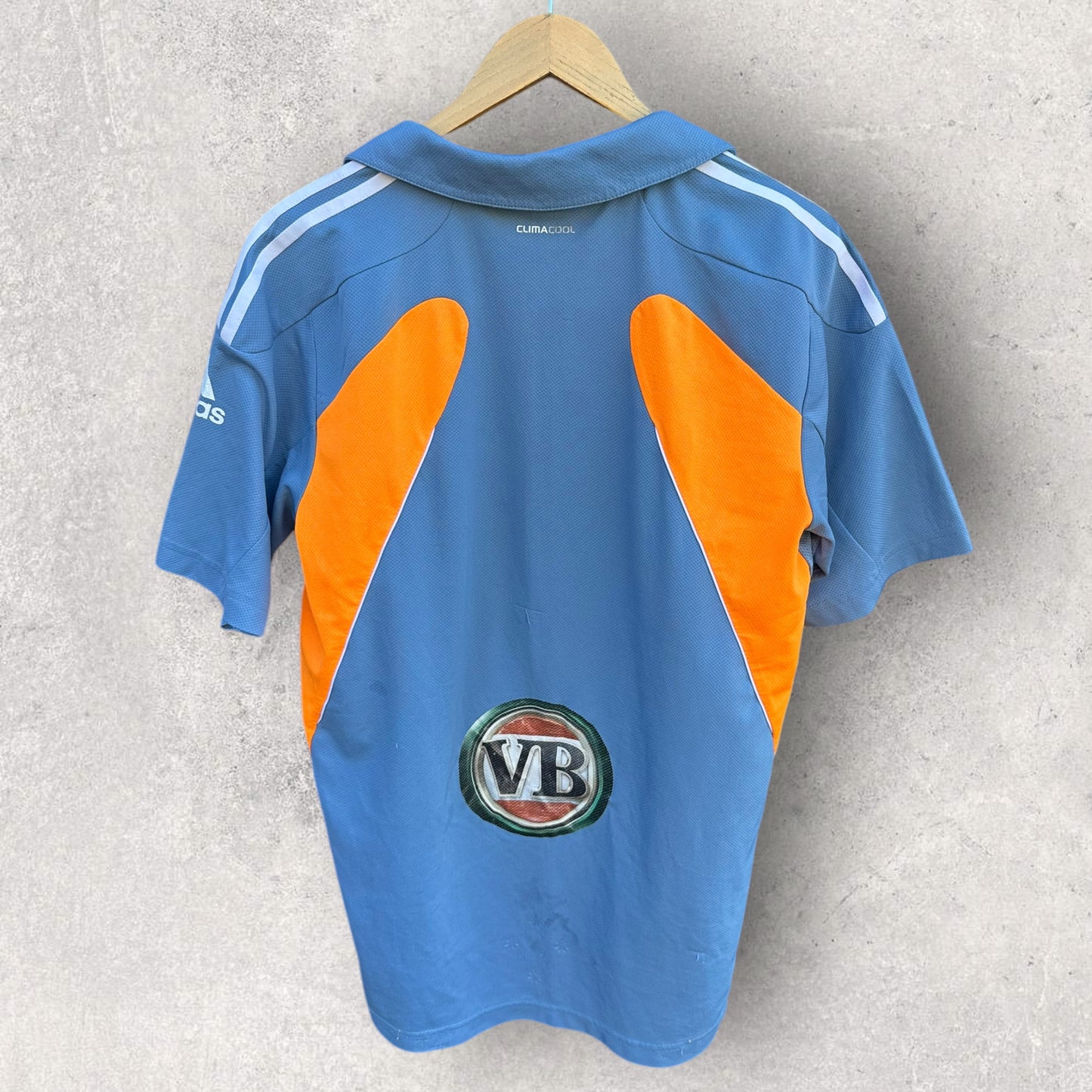 CRICKET AUSTRALIA 2010 VB ADIDAS BLUE TRAINING JERSEY
