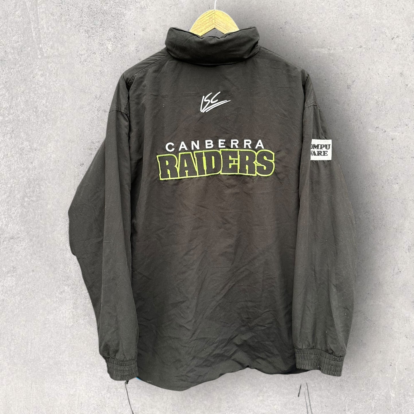 Canberra Raiders ISC Reverse Vintage Hooded NRL Jacket