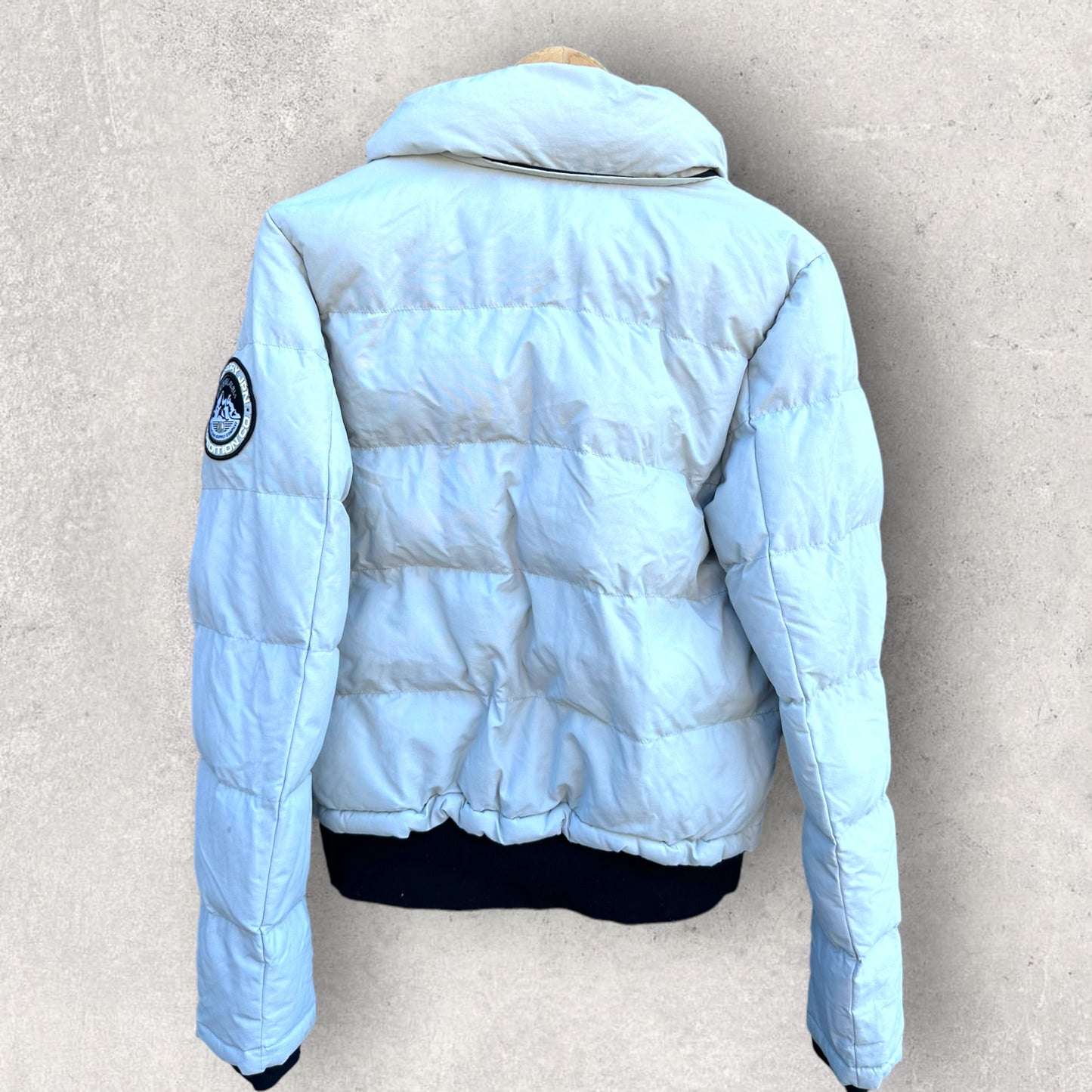 SUPERDRY WHITE LADIES PUFFER JACKET