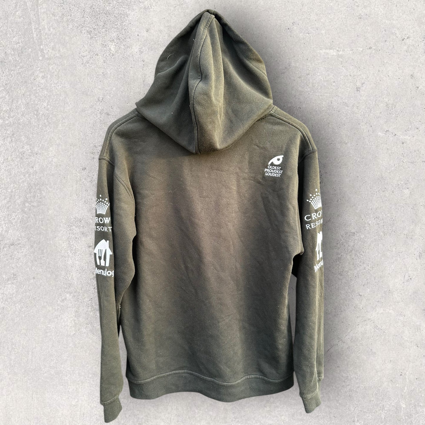 SOUTH SYDNEY RABBITOHS CLASSIC BLACK HOODED PULLOVER JUMPER