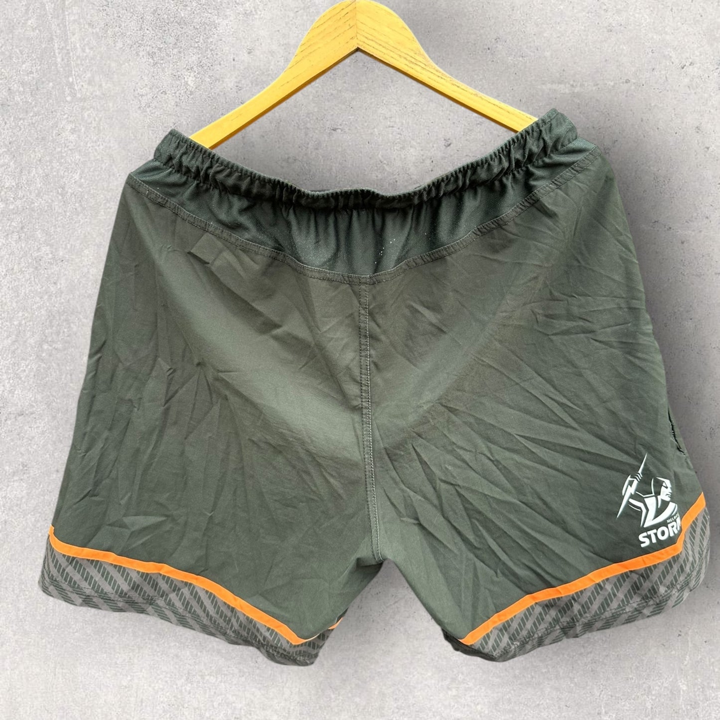 BRISBANE TIGERS HOSTPLUS CUP PLAYER ISSUED TRAINING SHORTS TO KANE BRADLEY