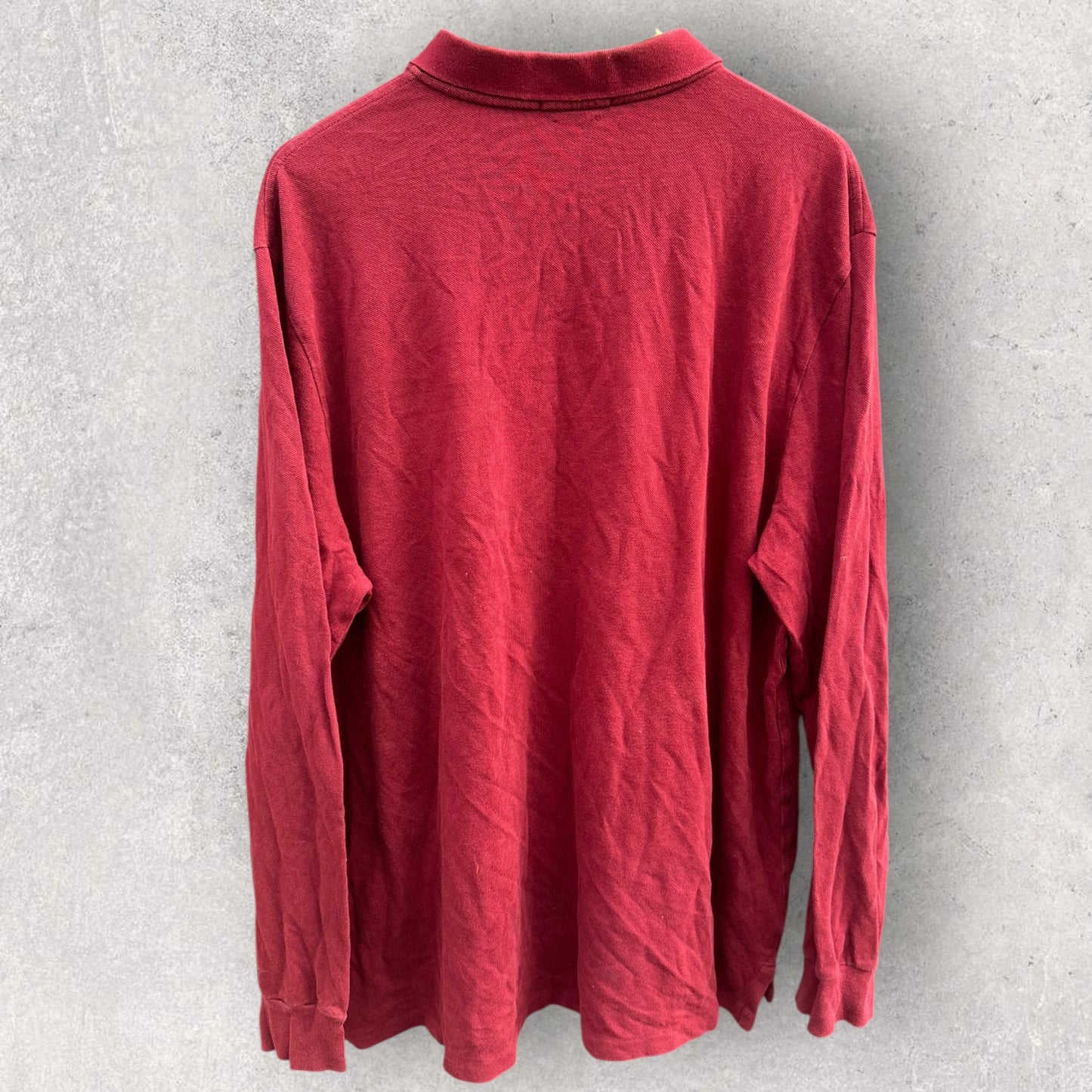 Ralph Lauren Polo Red Long Sleeve Polo Shirt