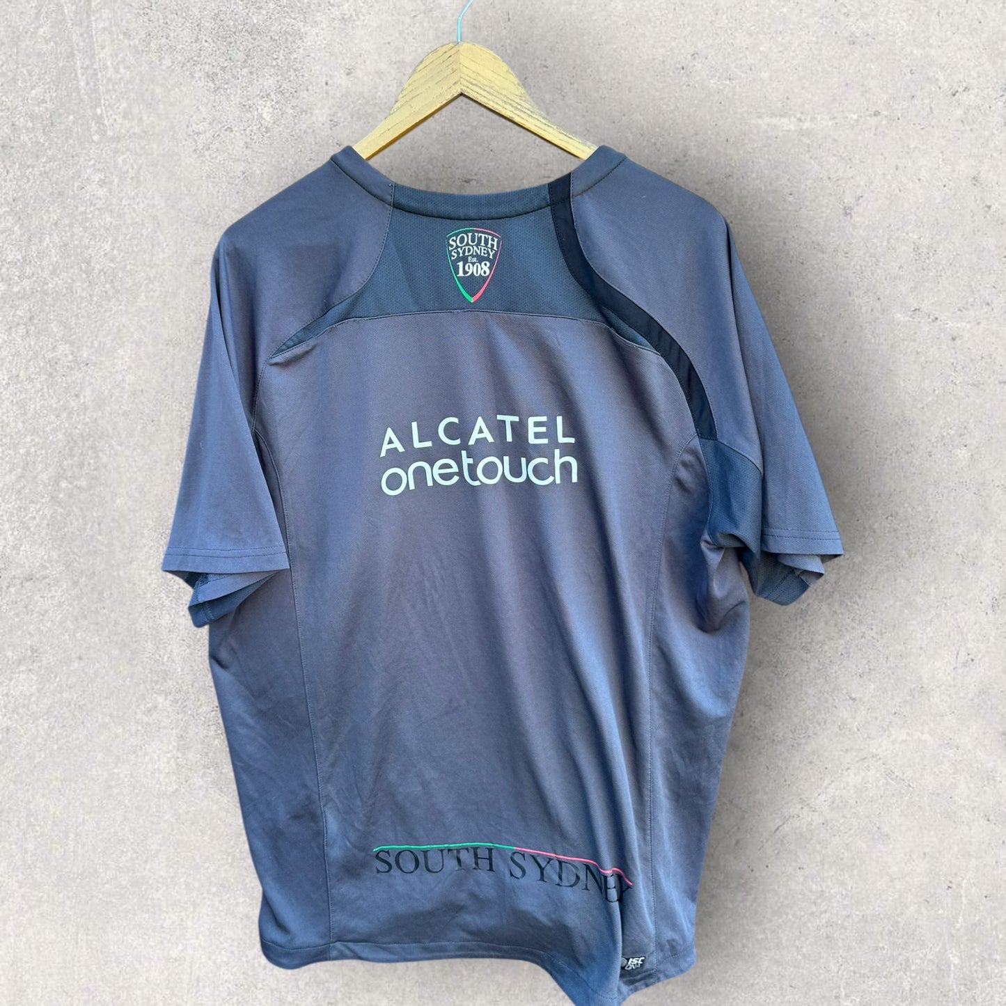 SOUTH SYDNEY RABBITOHS TRAINING SHIRT ISSUED TO TOM BURGESS