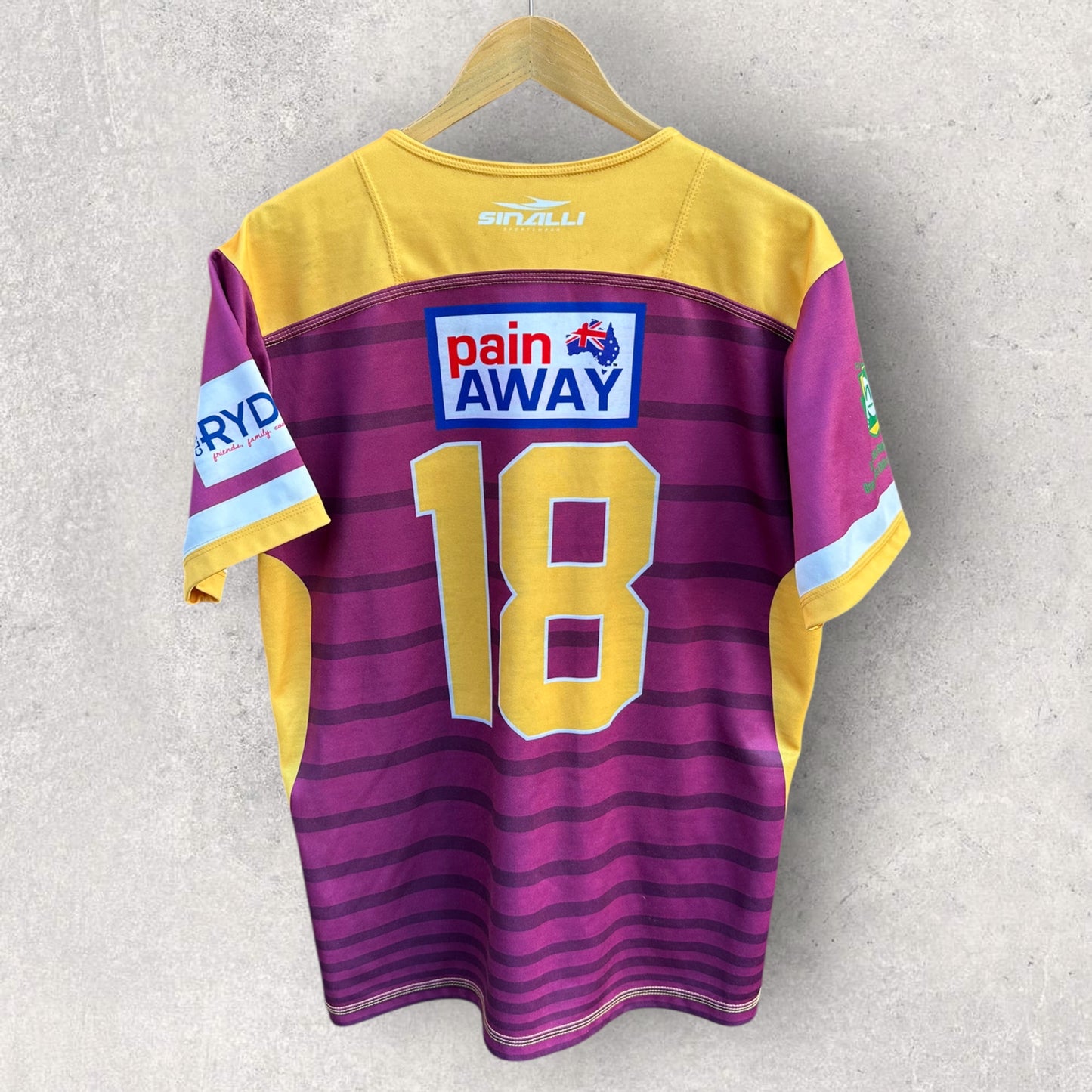 HOLY CROSS RHINOS NSW RUGBY LEAGUE PLAYER JERSEY #18
