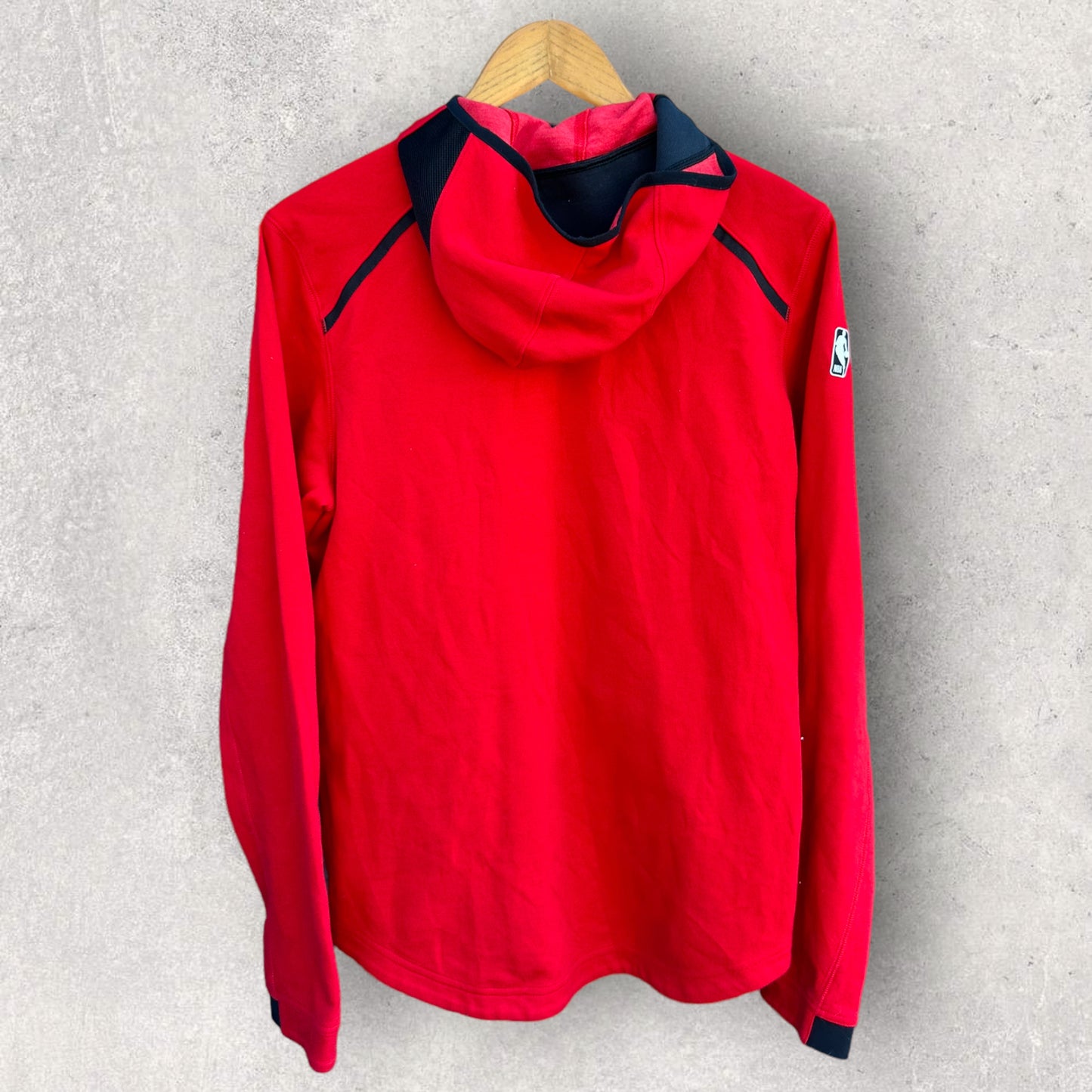 CHICAGO BULLS NIKE RED HOODED JUMPER