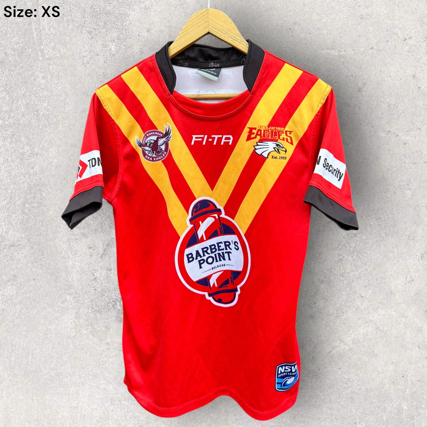 BELROSE EAGLES PLAYER WORN RUGBY LEAGUE JERSEY