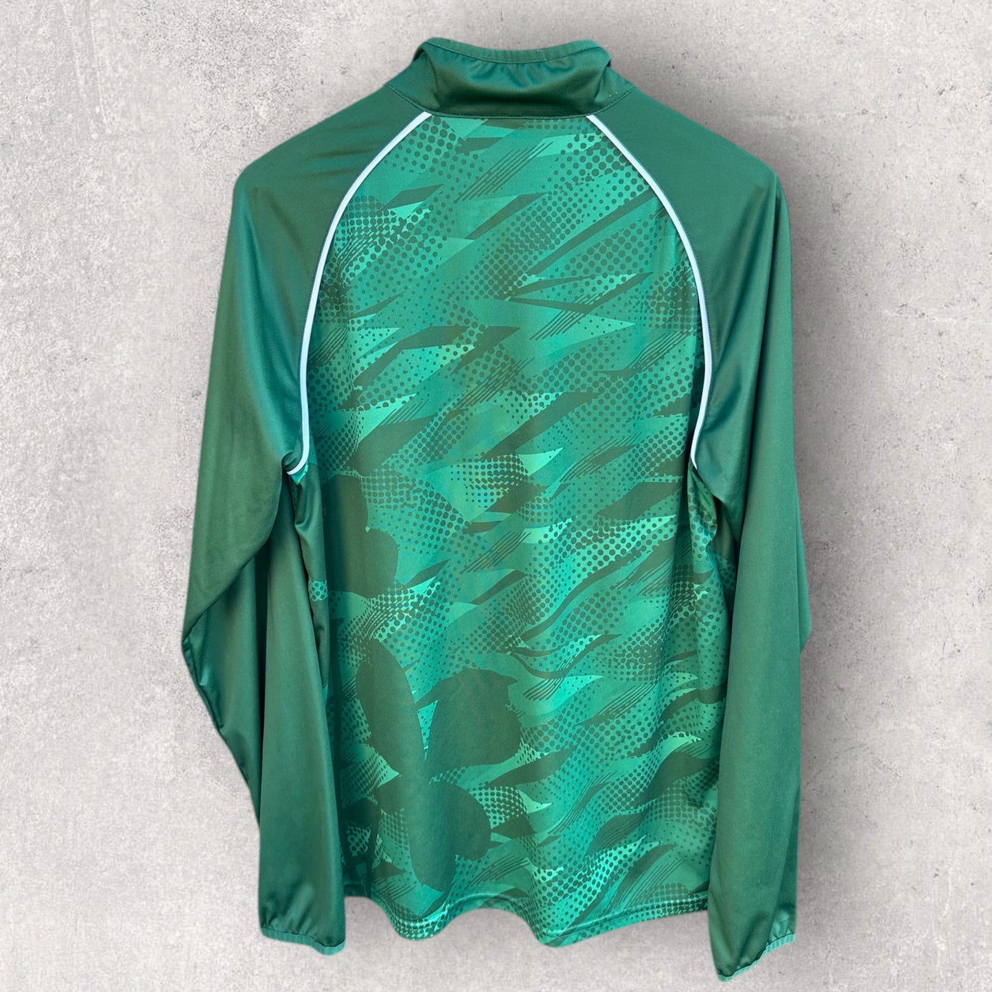 IRELAND RUGBY UNION HALF ZIP LONG SLEEVE TRAINING TOP
