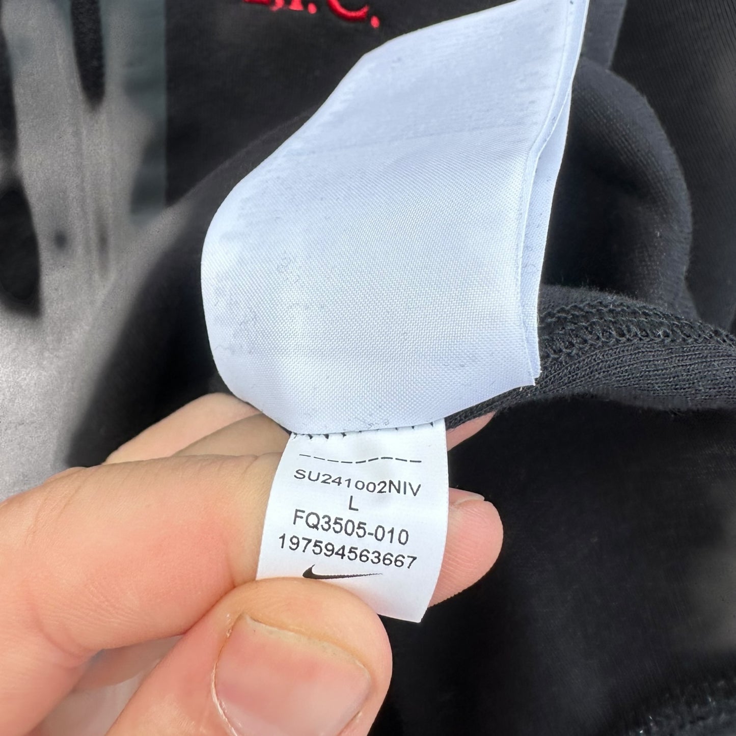 LIVERPOOL FC NIKE 2024-2025 BLACK TECH FLEECE NSW N98 JACKET