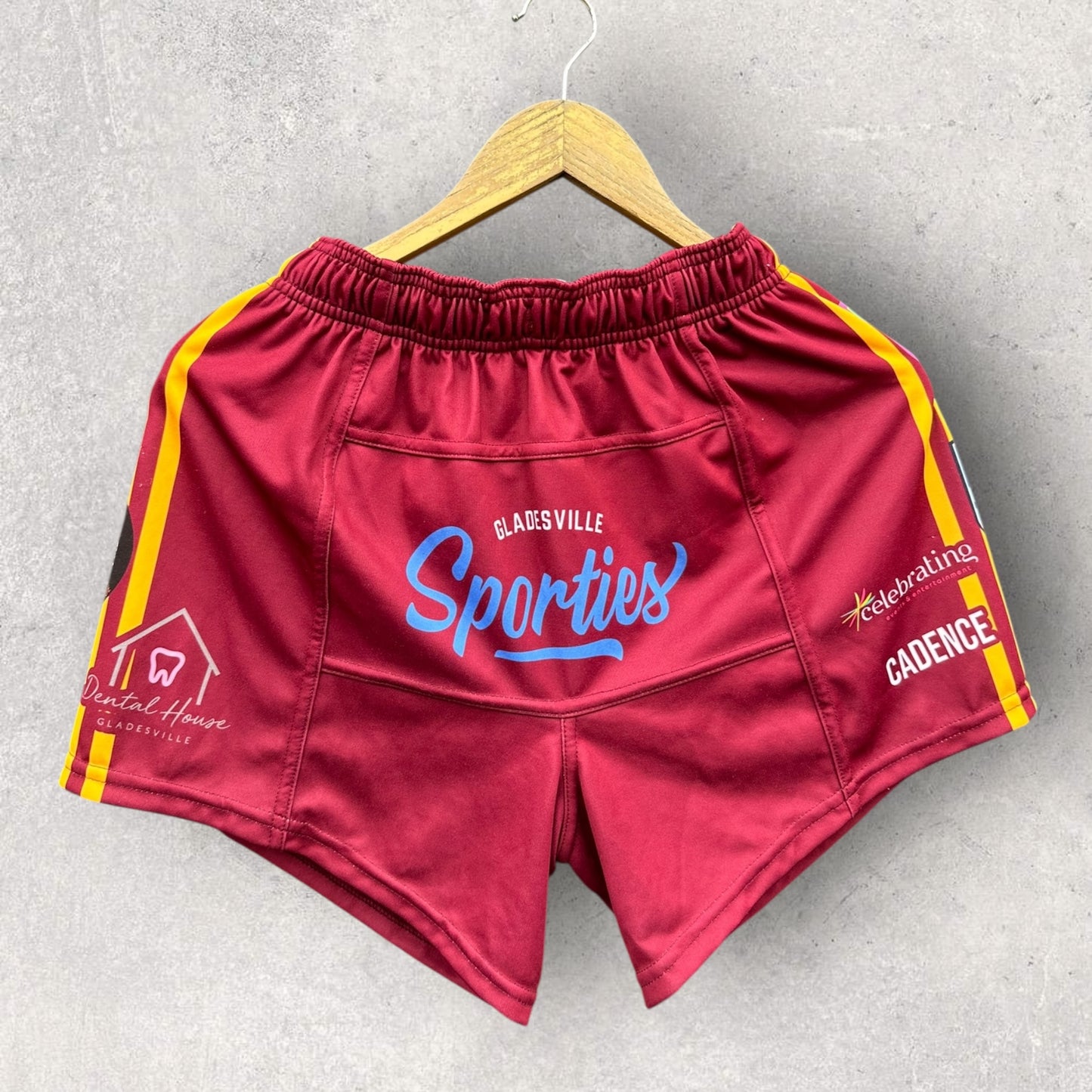 HOLY CROSS RHINOS RUGBY LEAGUE MATCH SHORTS