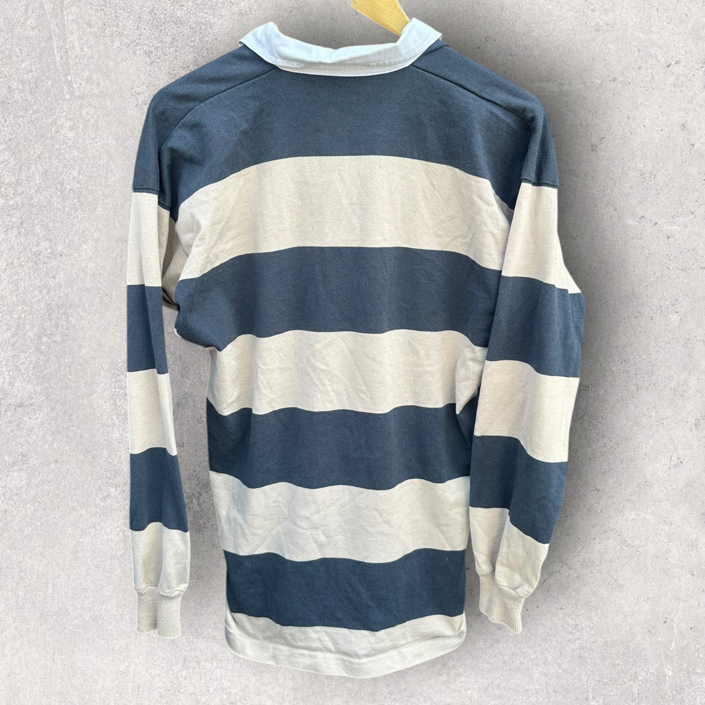 CANTERBURY BLACK / CREAM LONG SLEEVE RUGBY JERSEY