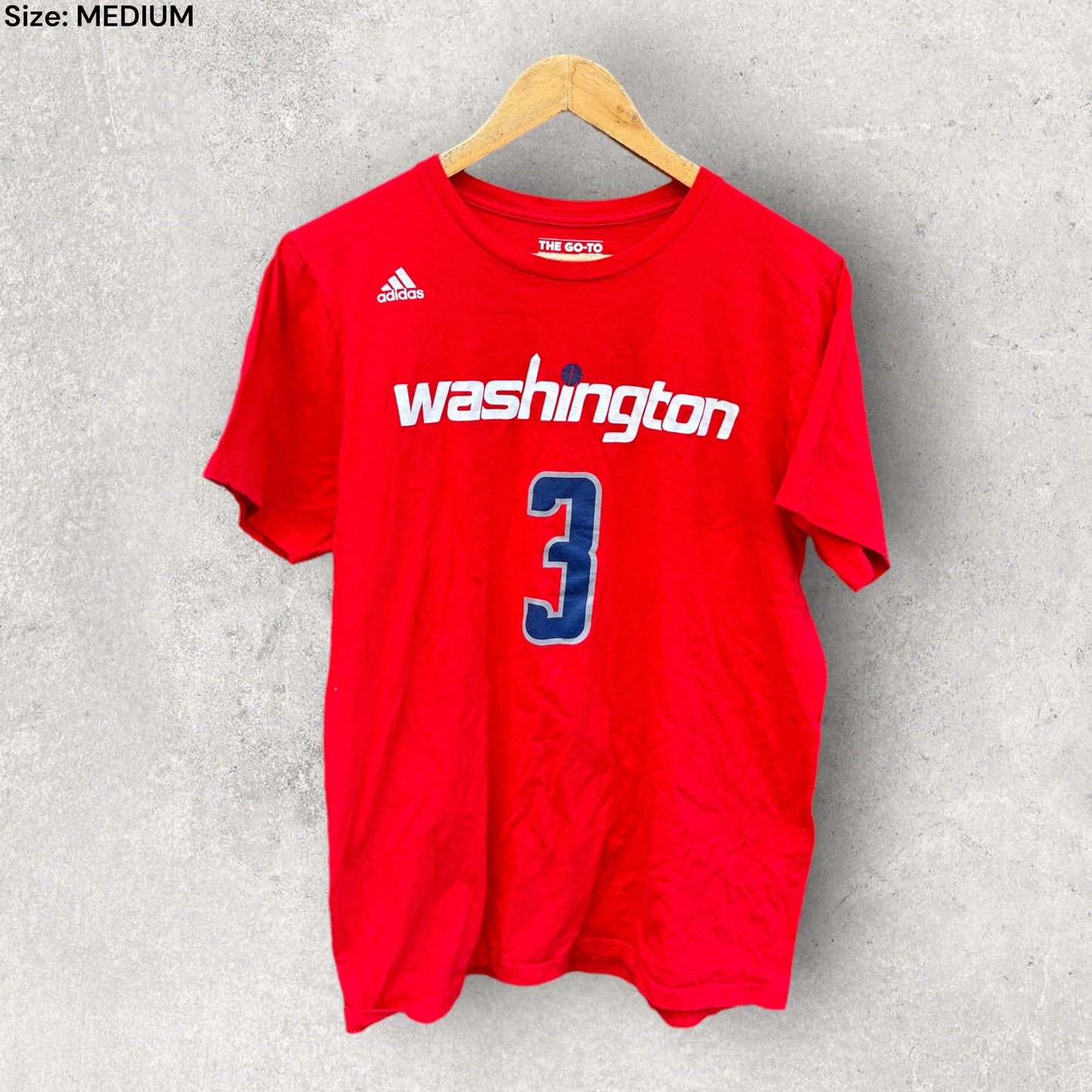 BRADLEY BEAL WASHINGTON WIZARDS ADIDAS SHIRT