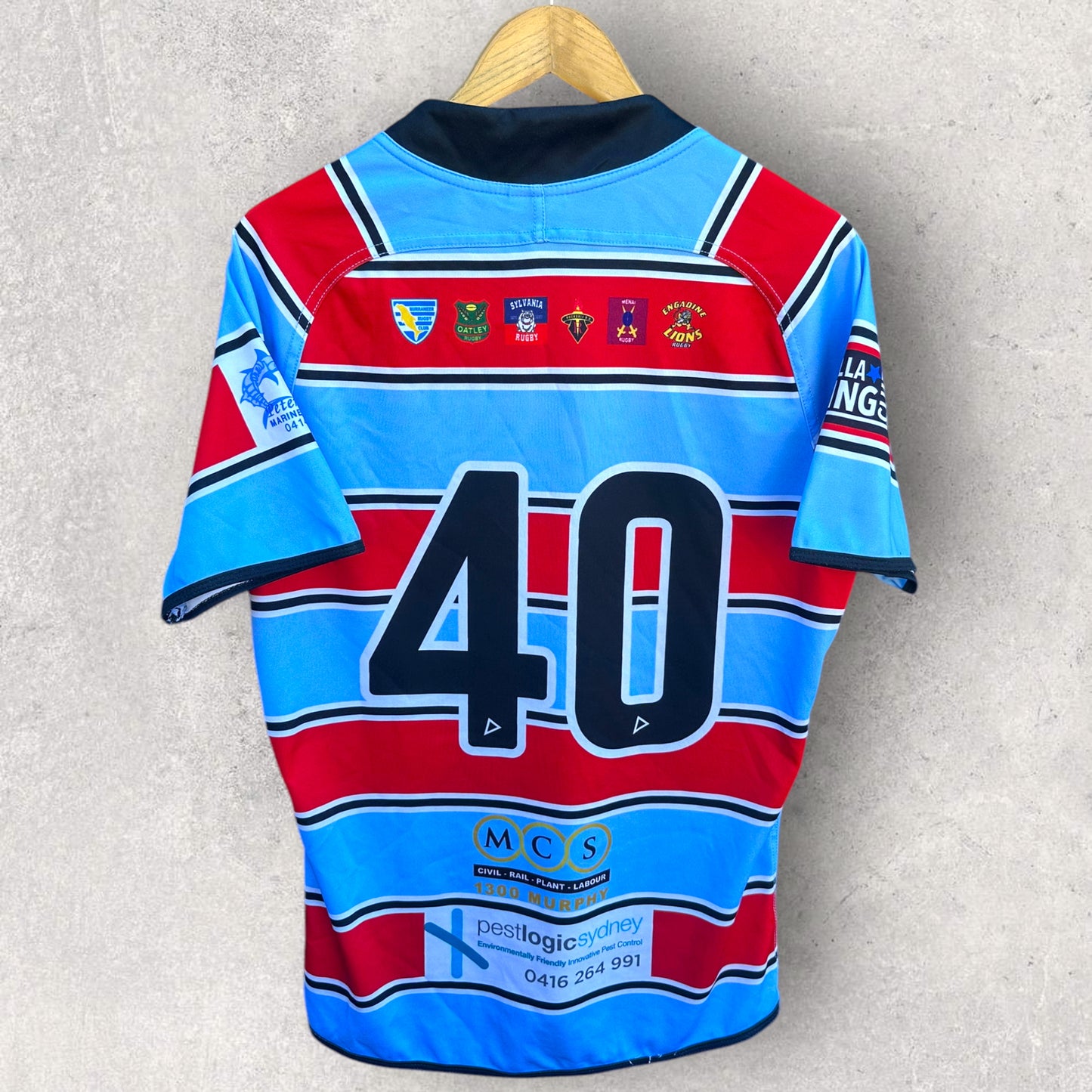 SOUTHERN DISTRICTS RUGBY UNION ISC MATCH WORN JERSEY